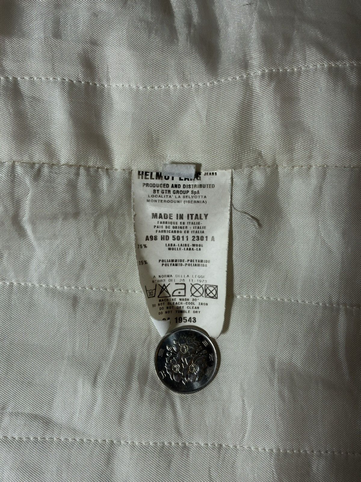 Helmut Lang Helmut Lang 1998 Coat Size US S / EU 44-46 / 1 - 6 Thumbnail