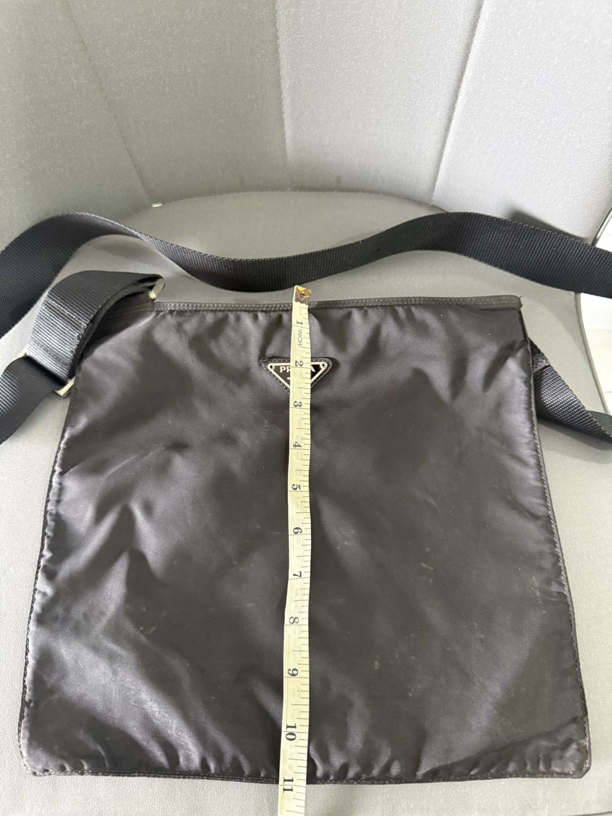Prada Vintage Prada Medium Black Crossbody Sling Bag Size ONE SIZE - 14 Thumbnail