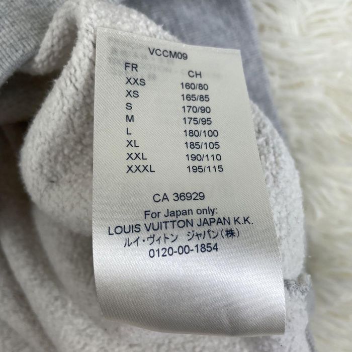 Louis Vuitton Upside Down Lv Logo Sweat Shirt Sweatshirt Parka