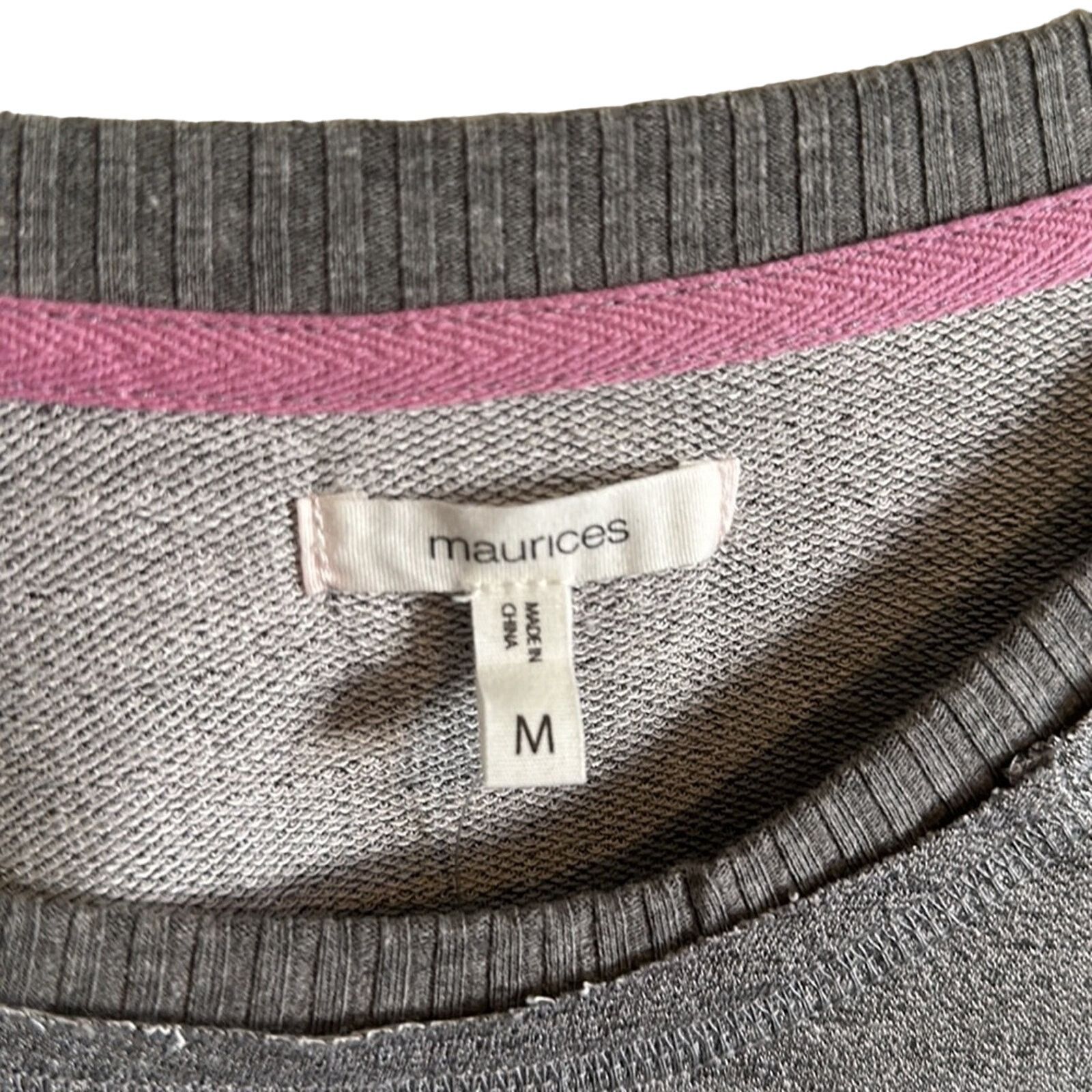 Nordstrom Maurices Football Dog Mom Sweatshirt Size M / US 6-8 / IT 42-44 - 3 Thumbnail