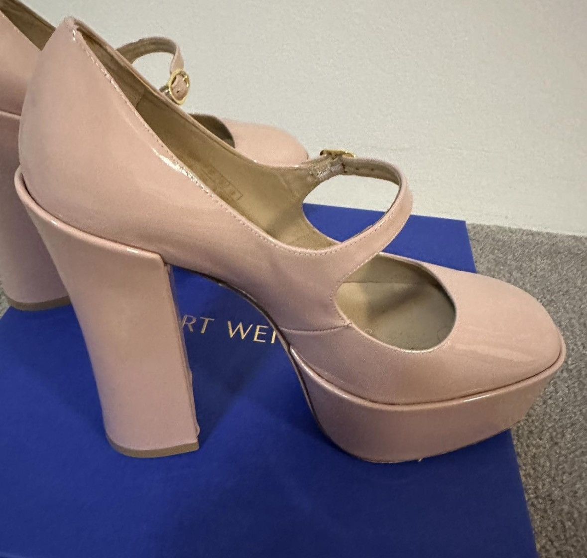 Stuart Weitzman Stuart Weitzman Skyhigh Mary Jane Platform Pumps Size US 9 / IT 39 - 5 Thumbnail