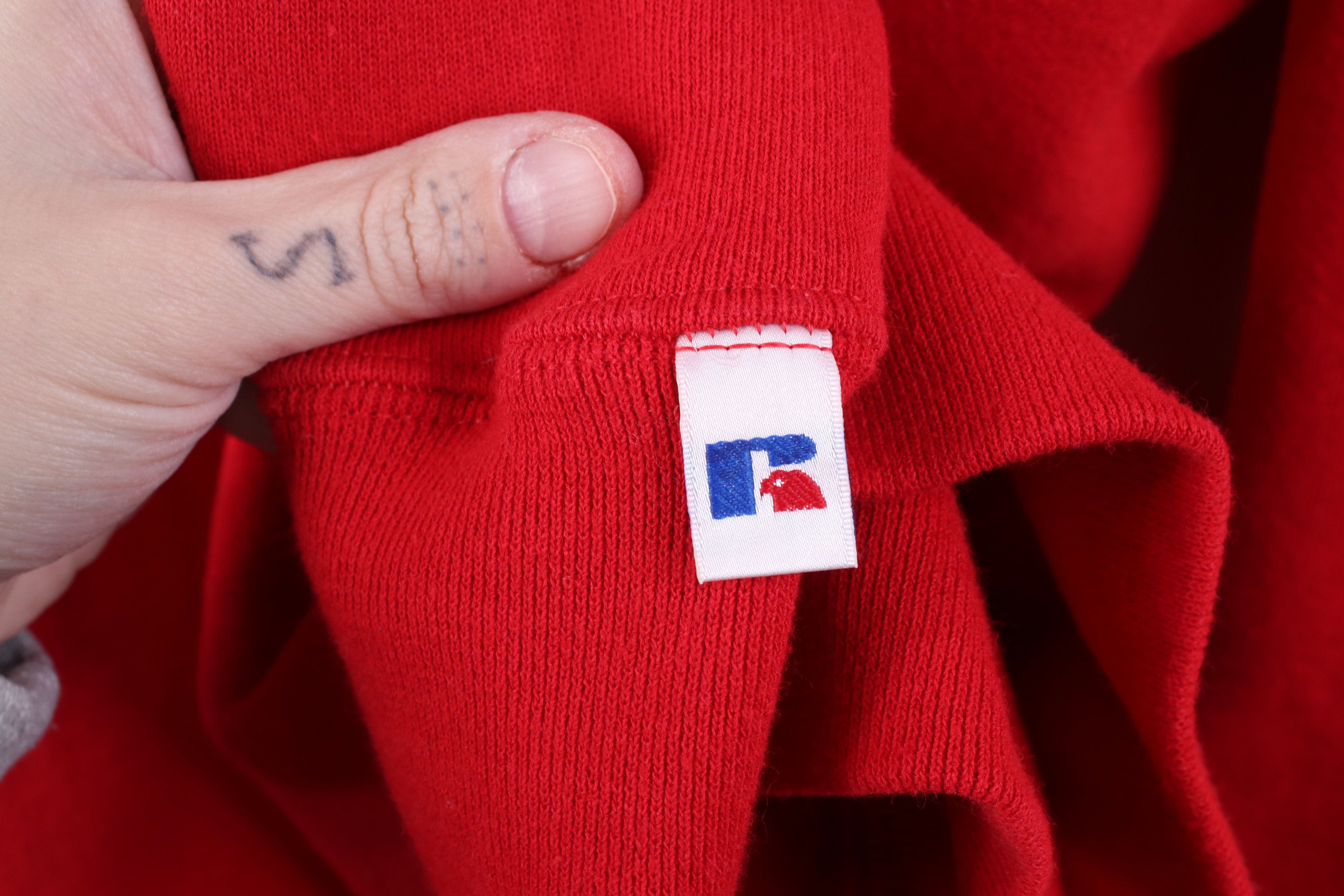 Russell Athletic Vintage 90s Russell Athletic Logo Crewneck Sweatshirt Red Size US L / EU 52-54 / 3 - 7 Thumbnail