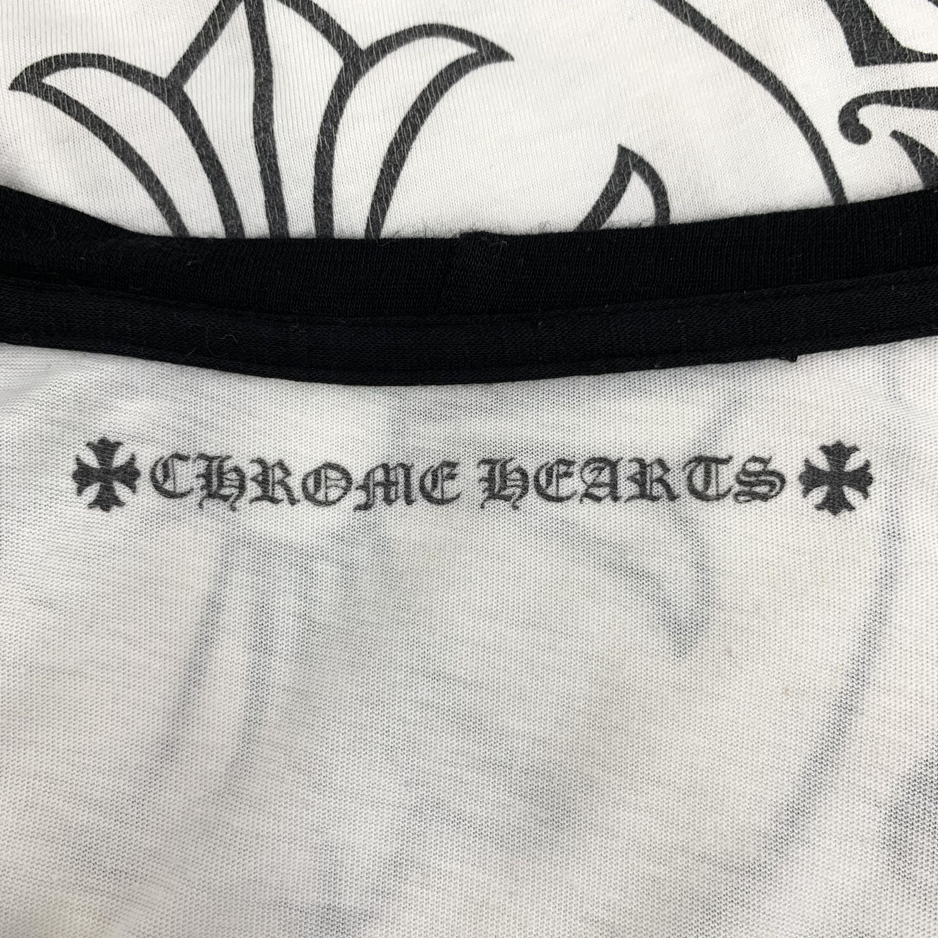 Chrome Hearts Chrome Hearts White Sanskrit Print Long Sleeve Tee (L) Size US L / EU 52-54 / 3 - 6 Thumbnail