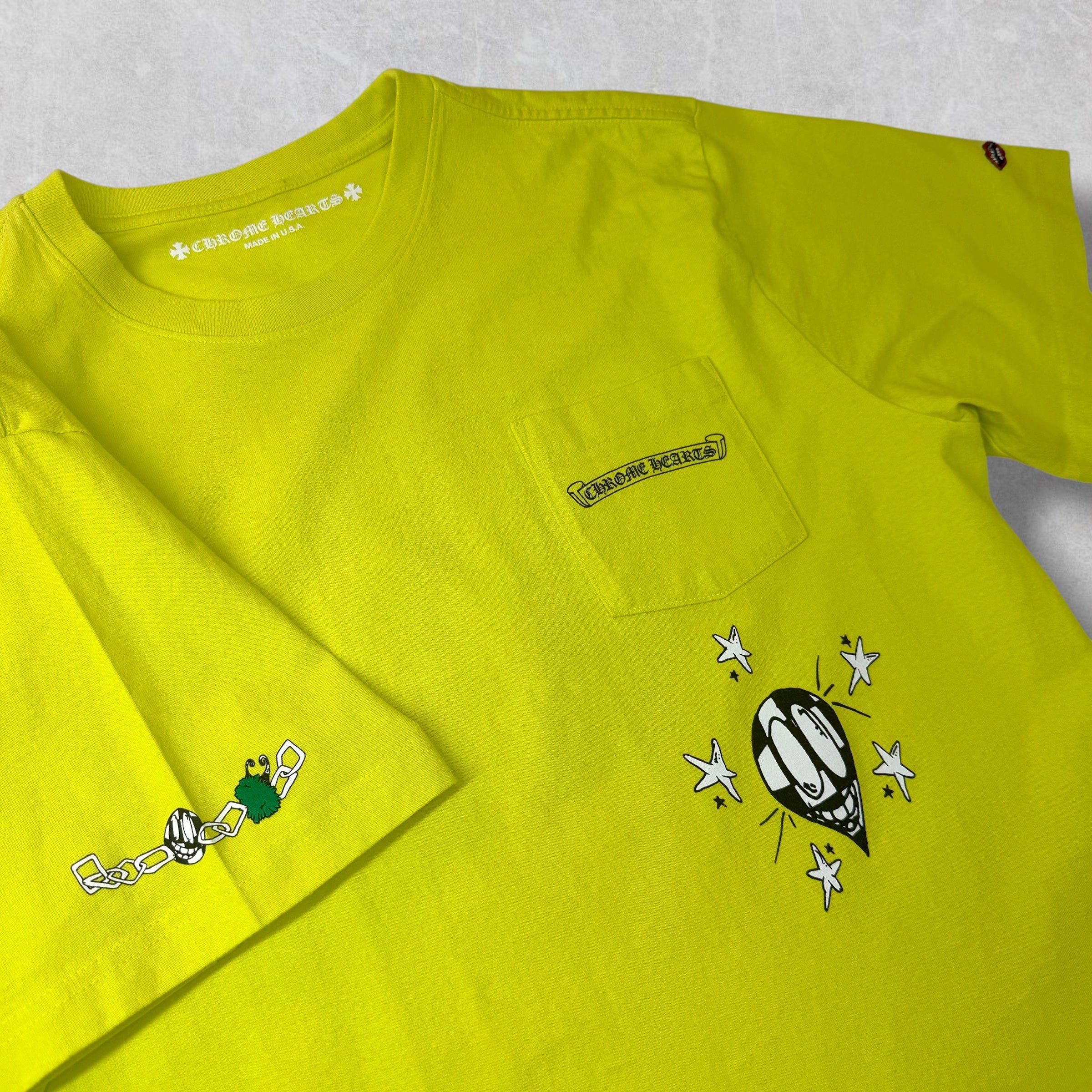 Chrome Hearts Chrome Hearts Matty Boy "Link" Tee Neon XL Size US XL / EU 56 / 4 - 4 Thumbnail