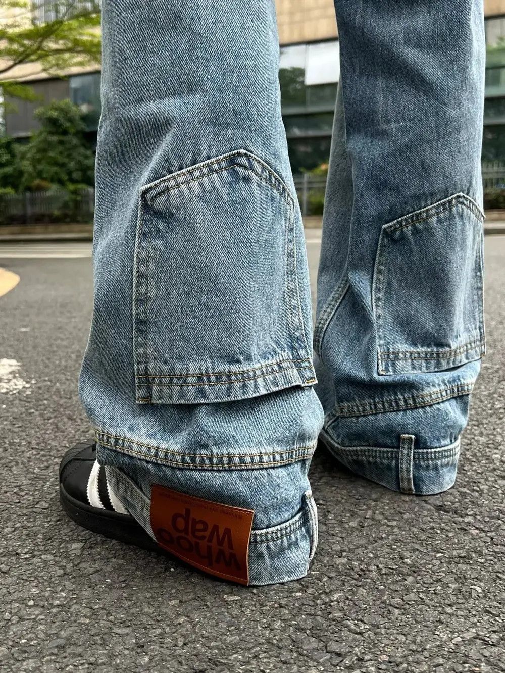 Japanese Brand × Jean Blue Inverted Denim Jeans Size US 32 / EU 48 - 4 Thumbnail