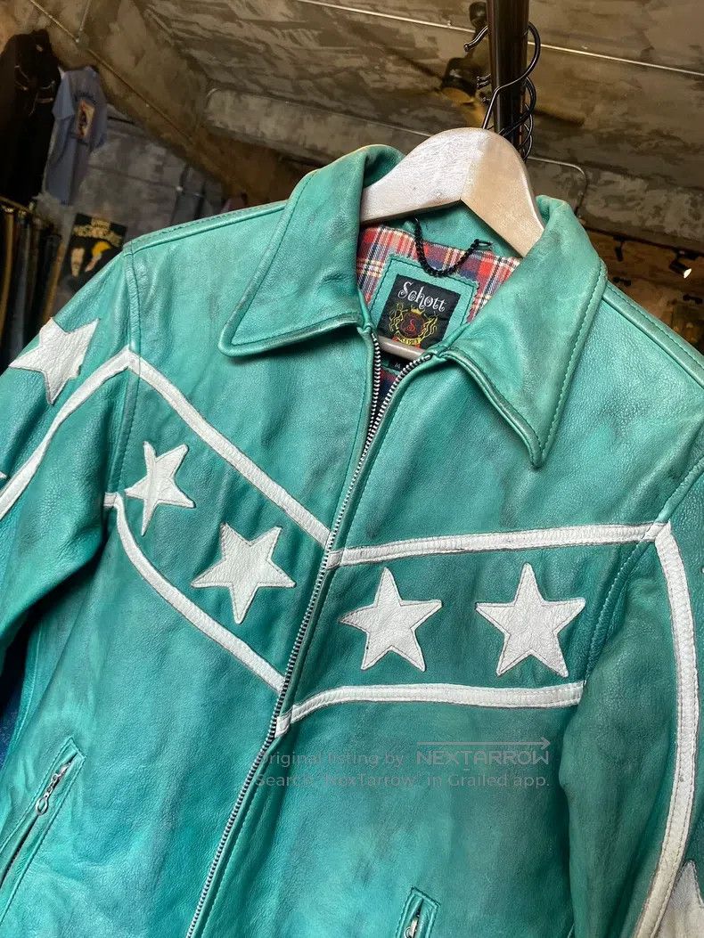 Schott Schott Starlink leather jacket Size US M / EU 48-50 / 2 - 2 Thumbnail