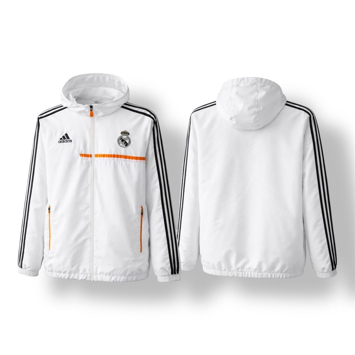 Adidas 2013 REAL MADRID TRAINING TRAVEL SOCCER FOOTBALL JACKET SZ L Size US L / EU 52-54 / 3 - 2 Thumbnail