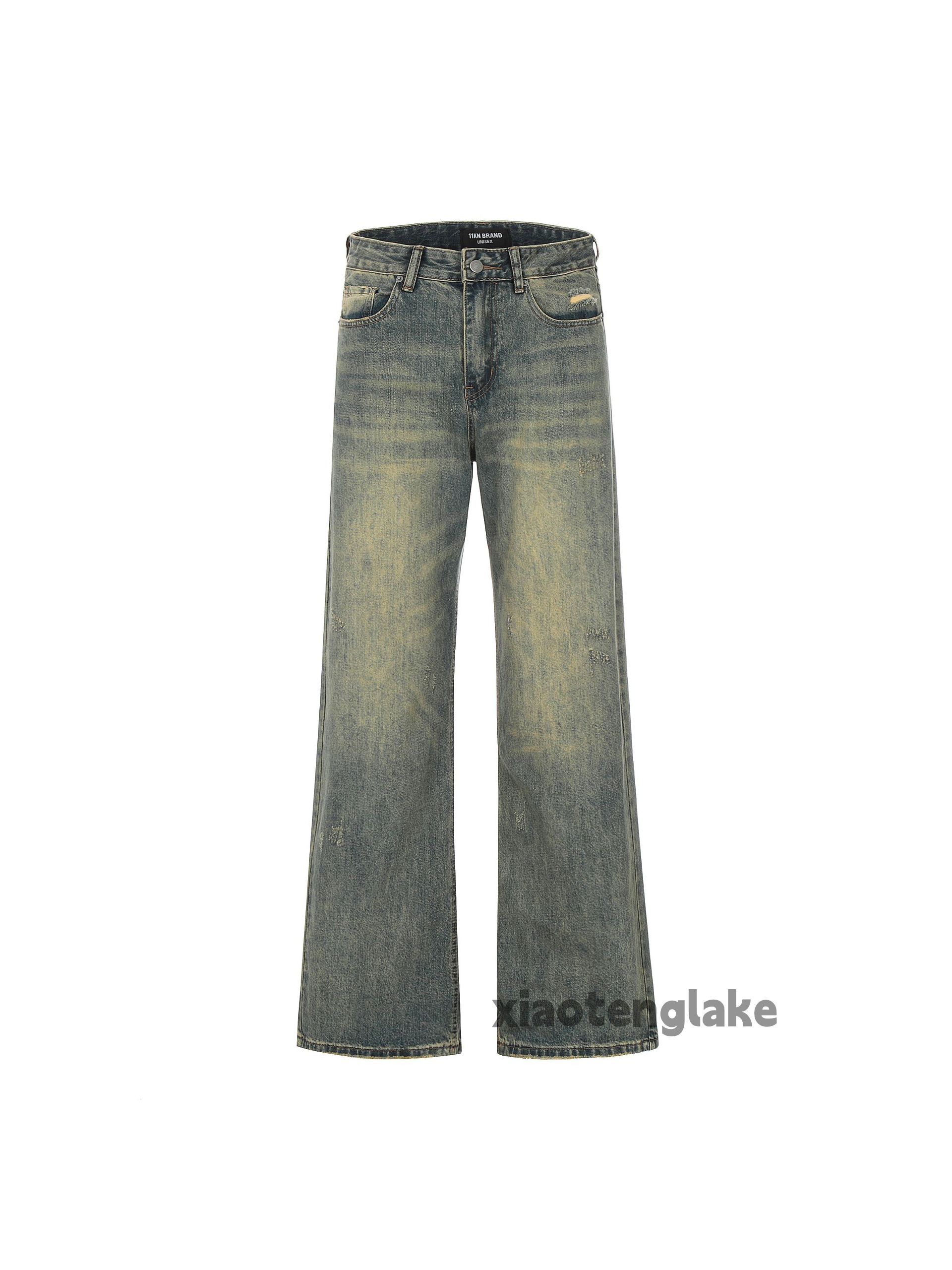 Jean × Vintage washed faded y2k yuppie bootcut flared grunge jeans Size US 28 / EU 44 - 3 Thumbnail