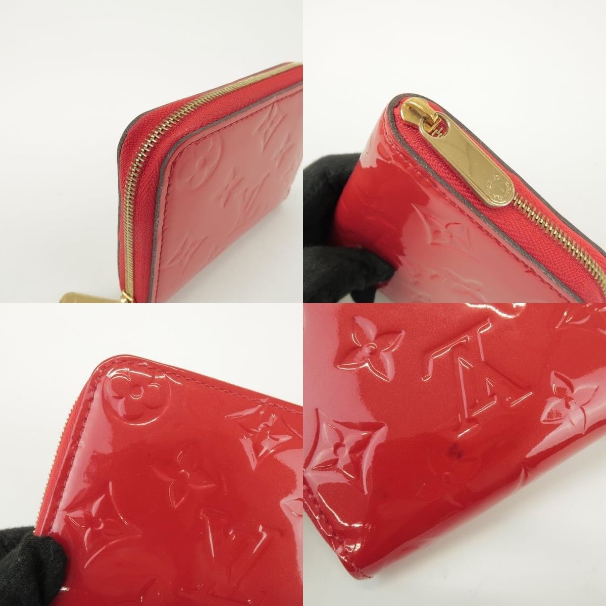 Louis Vuitton Louis Vuitton Monogram Vernis Zippy Coin Purse Red Size ONE SIZE - 5 Thumbnail
