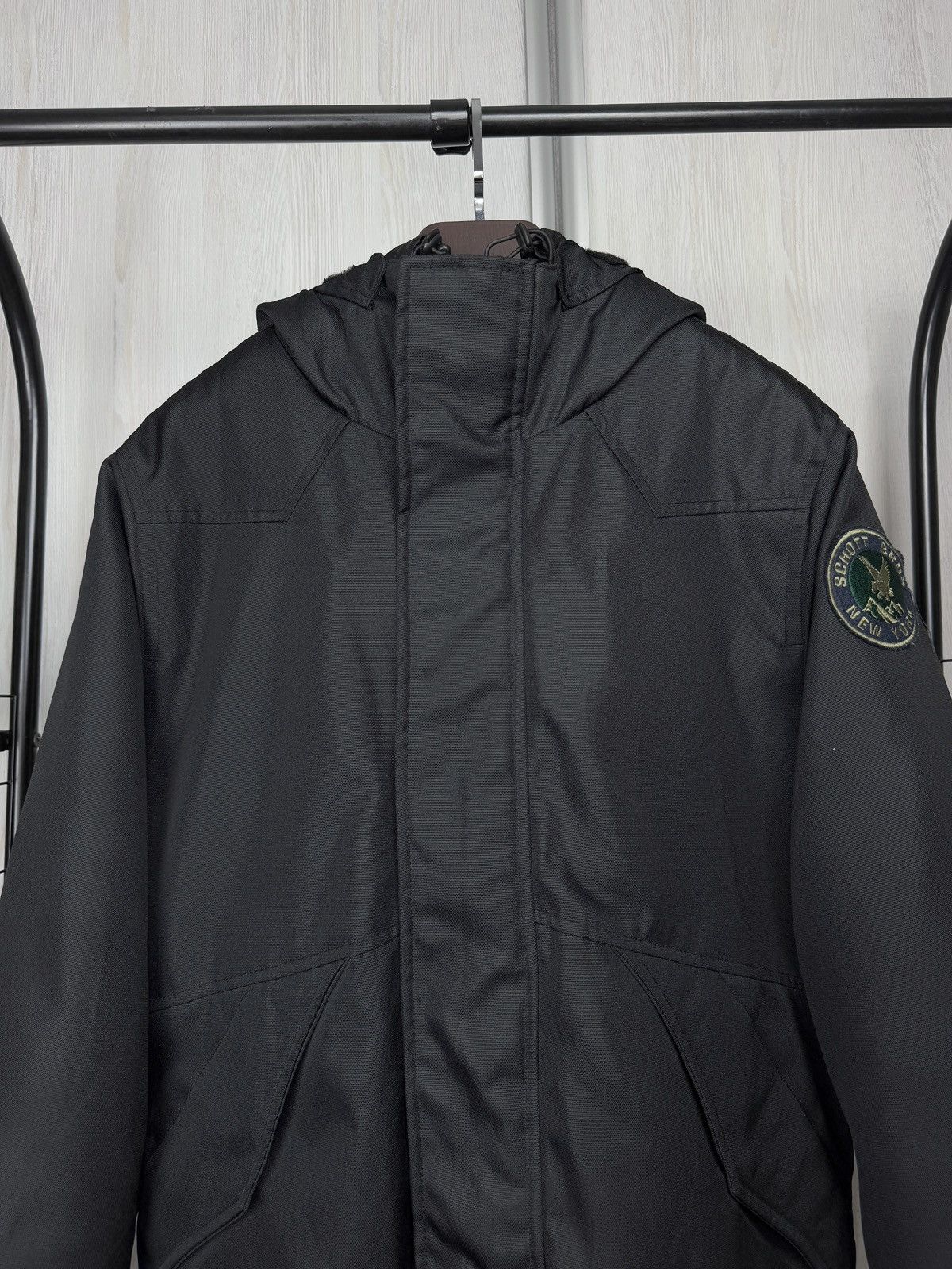 Schott Rancher x Schott Bro NYC Bomber Jacket Hooded USA Western Size US XL / EU 56 / 4 - 2 Thumbnail