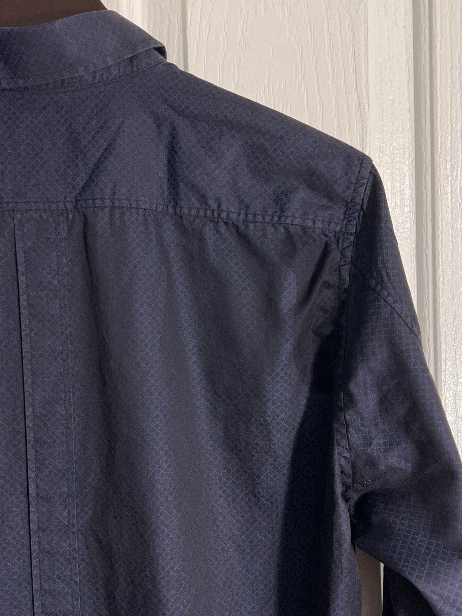 Gucci GUCCI Diamante Long Sleeve Dress Shirt Slim Fit Blue 41/16 Size US M / EU 48-50 / 2 - 12 Thumbnail