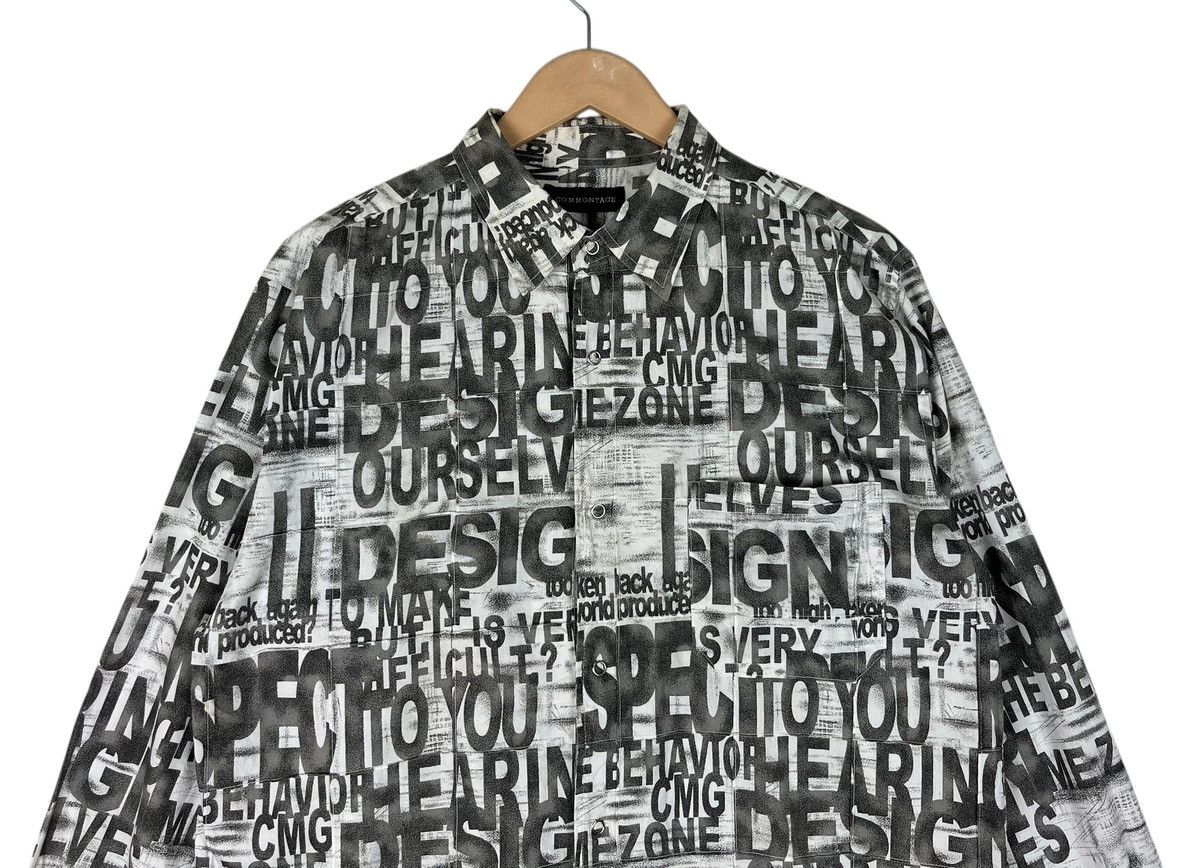 Hysteric Glamour × Japanese Brand Japanese Brand Commontage Poem Alloverprint Button Up Size US L / EU 52-54 / 3 - 3 Thumbnail
