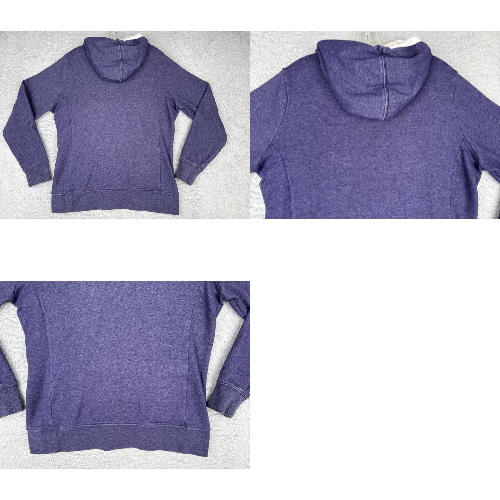 The North Face The North Face Hoodie Women Small Purple Pullover Pockets Cotton Blend Logo Sweatshirt Pullover Size S / US 4 / IT 40 - 9 Thumbnail
