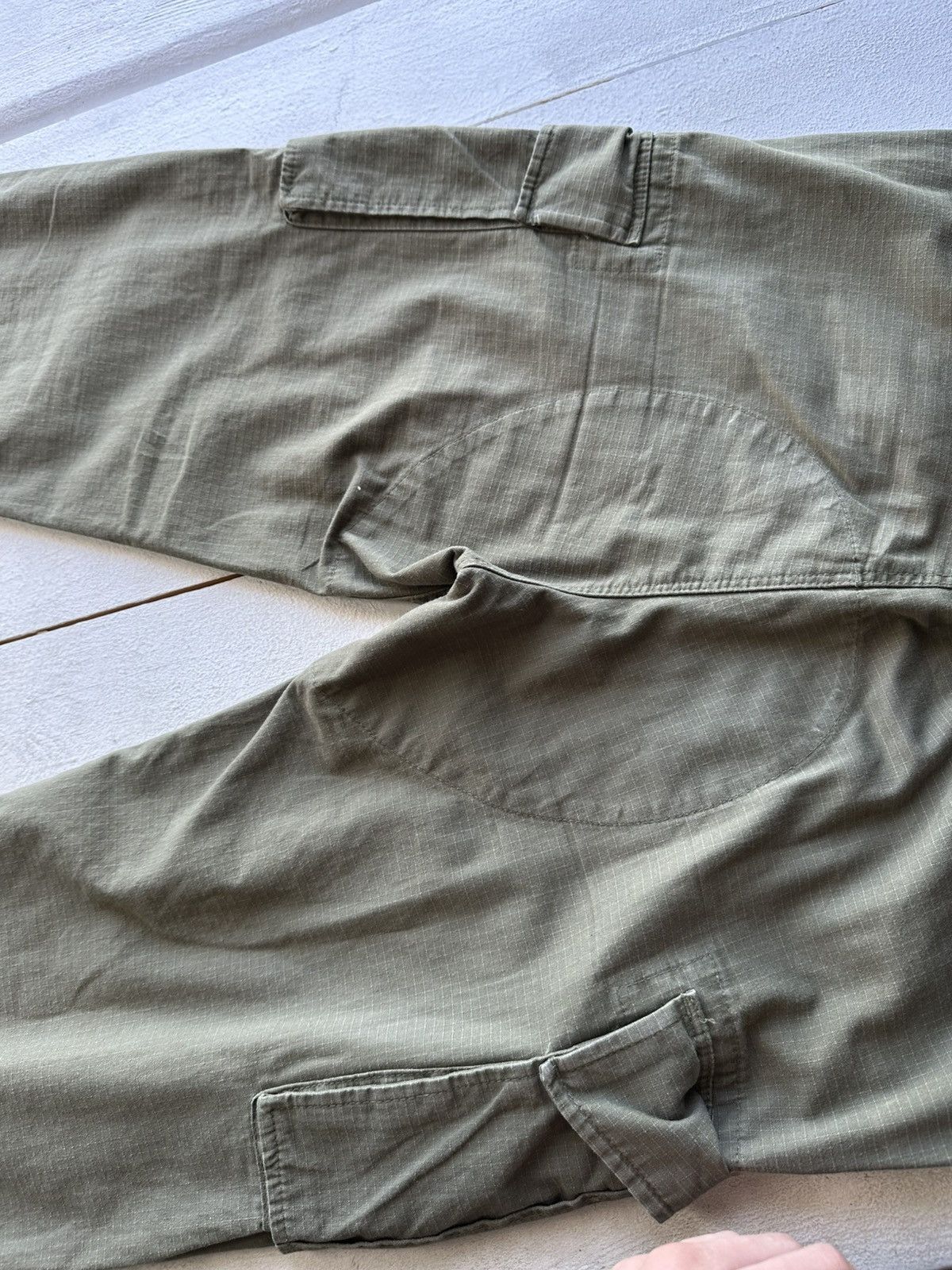 Dickies OLIVE DICKIES 🚨 CARGO PANTS Y2K SK8 BAGGY MULTIPOCKET Size US 30 / EU 46 - 11 Thumbnail