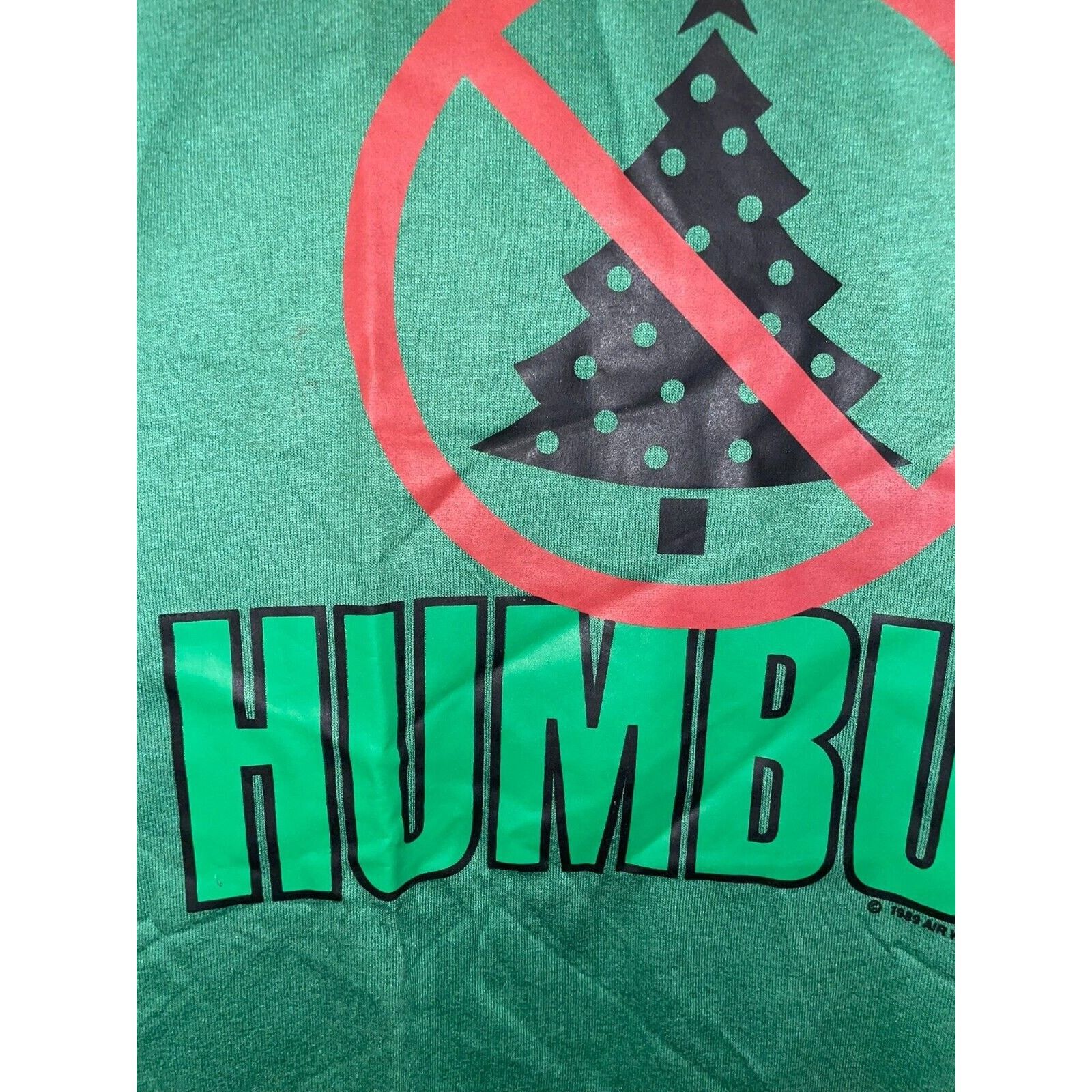 Jerzees Vintage Bah Humbug Shirt Christmas Eat Drink Be Merry Tee M Size US M / EU 48-50 / 2 - 3 Thumbnail