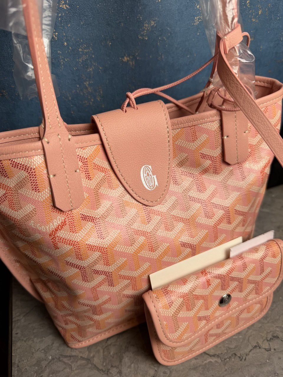 Goyard Goyard Anjou Mini Multicoloured Powdered Pink Size ONE SIZE - 5 Thumbnail