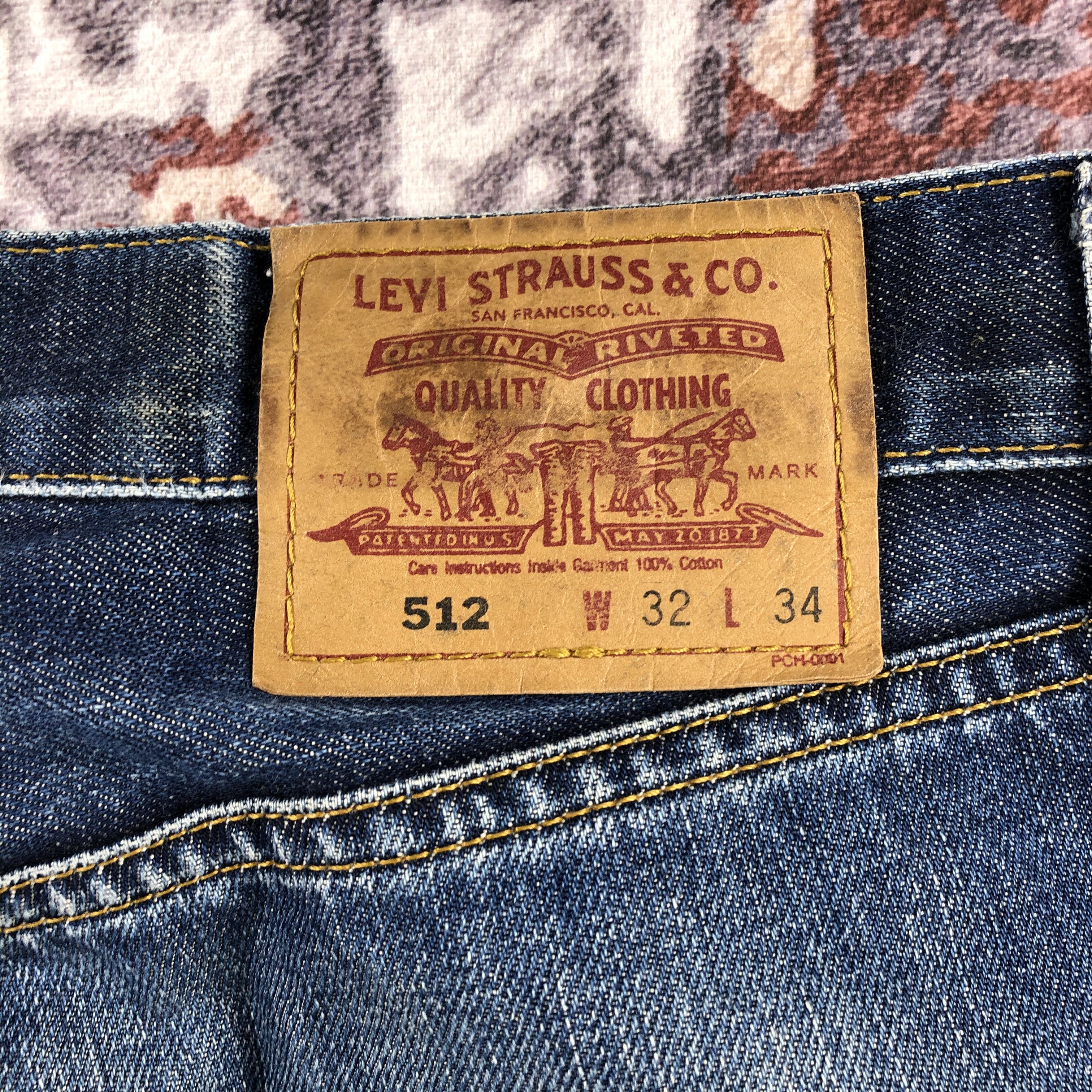 Levi's × Vintage Vintage 90s Blue Wash Levis 512 Jeans-JM2285 Size US 32 / EU 48 - 6 Thumbnail