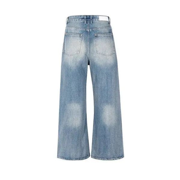 Designer × Japanese Brand × Vintage Y2K Straight Baggy Vintage Blue Jean Size US 32 / EU 48 - 4 Thumbnail