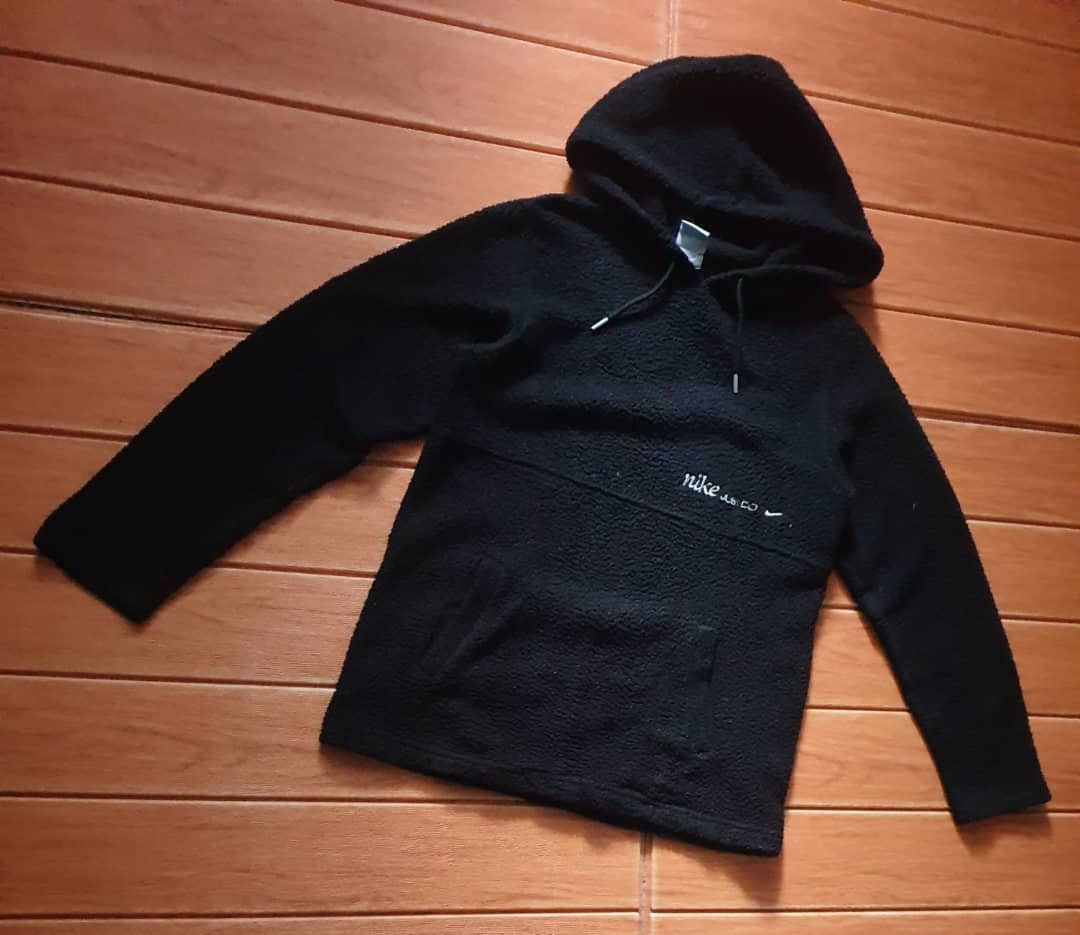 Nike Nike just do black colour fleece Sweater Size M / US 6-8 / IT 42-44 - 5 Thumbnail