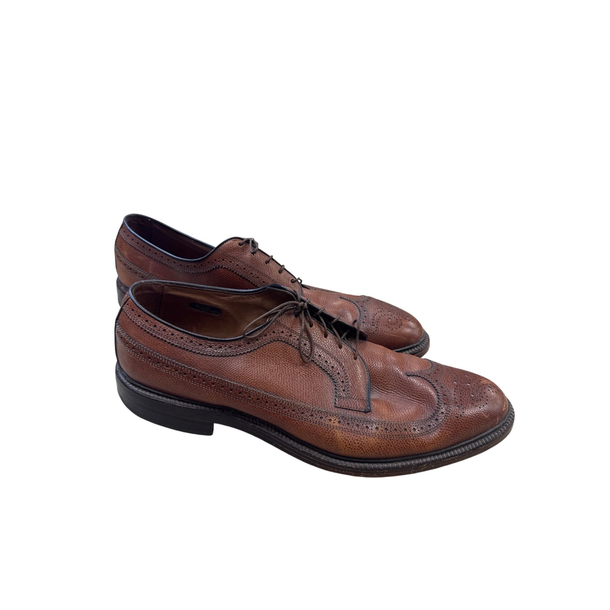 Allen Edmonds MacNeil Mens Brown Leather Oxford Dress Shoes