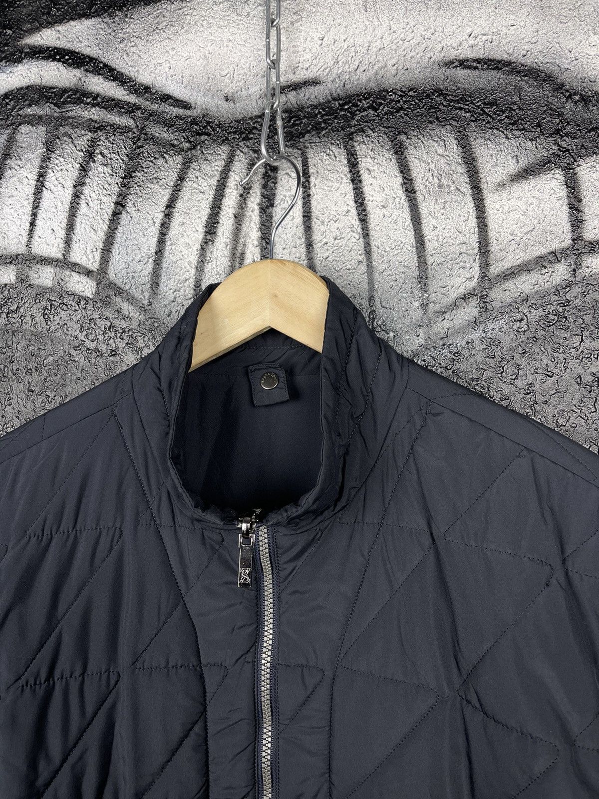 Ermenegildo Zegna Ermenegildo Zegna Sport Vintage Navy Blue Quilted Jacket Size M Size US M / EU 48-50 / 2 - 2 Thumbnail