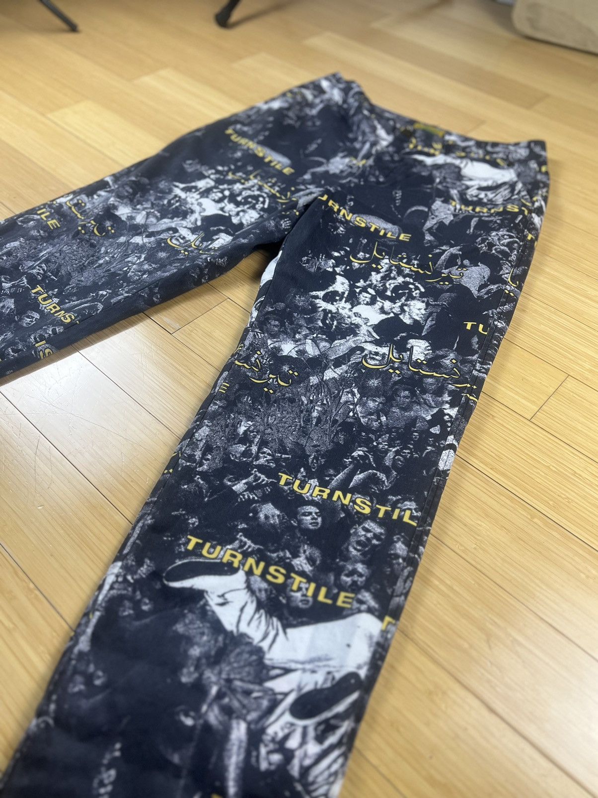 Other Carpet Turnstile Printed Denim Pants Size US 34 / EU 50 - 1 Thumbnail