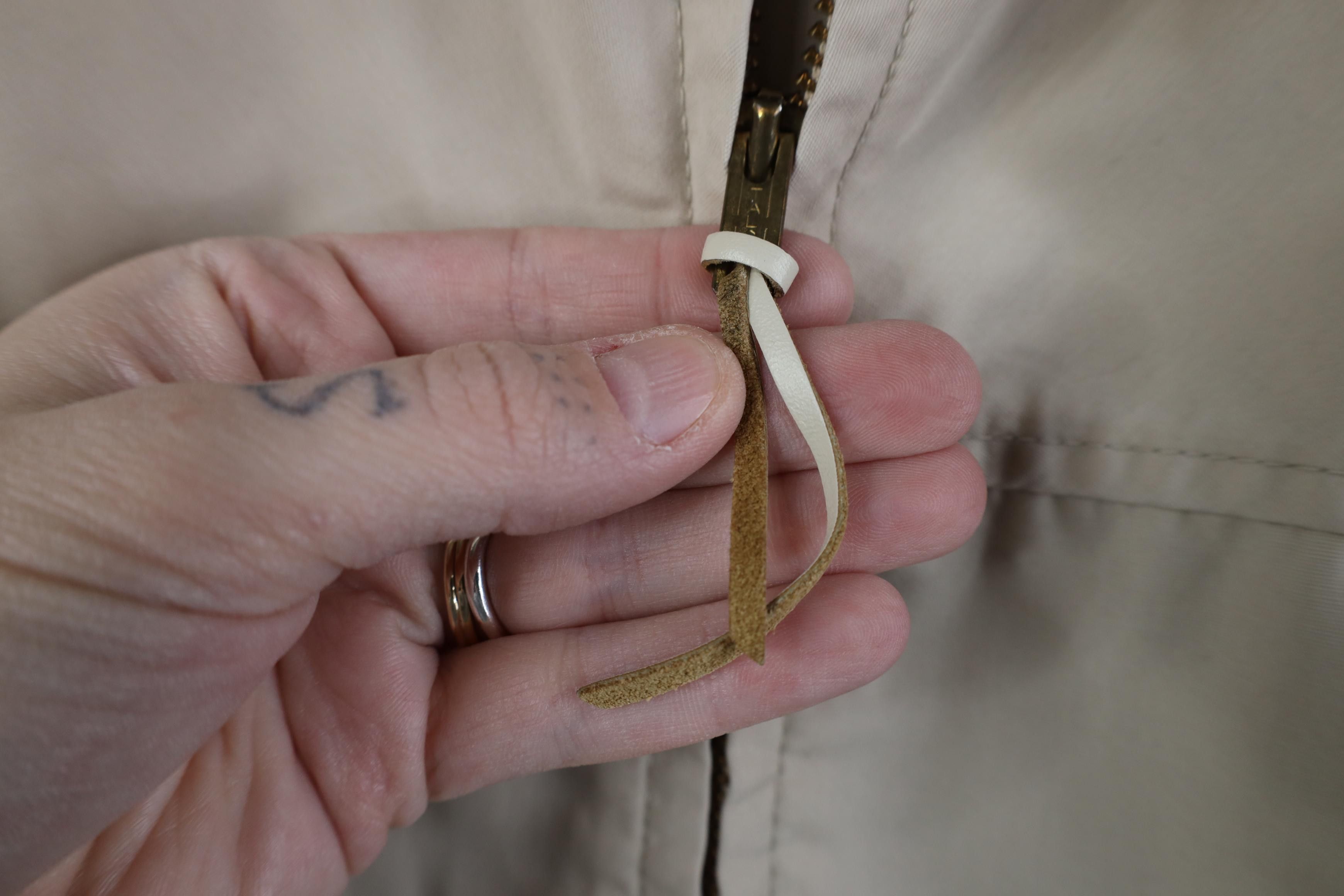 Vintage Vintage 70s Streetwear Full Zip Bomber Jacket Beige USA Size US XXL / EU 58 / 5 - 5 Thumbnail