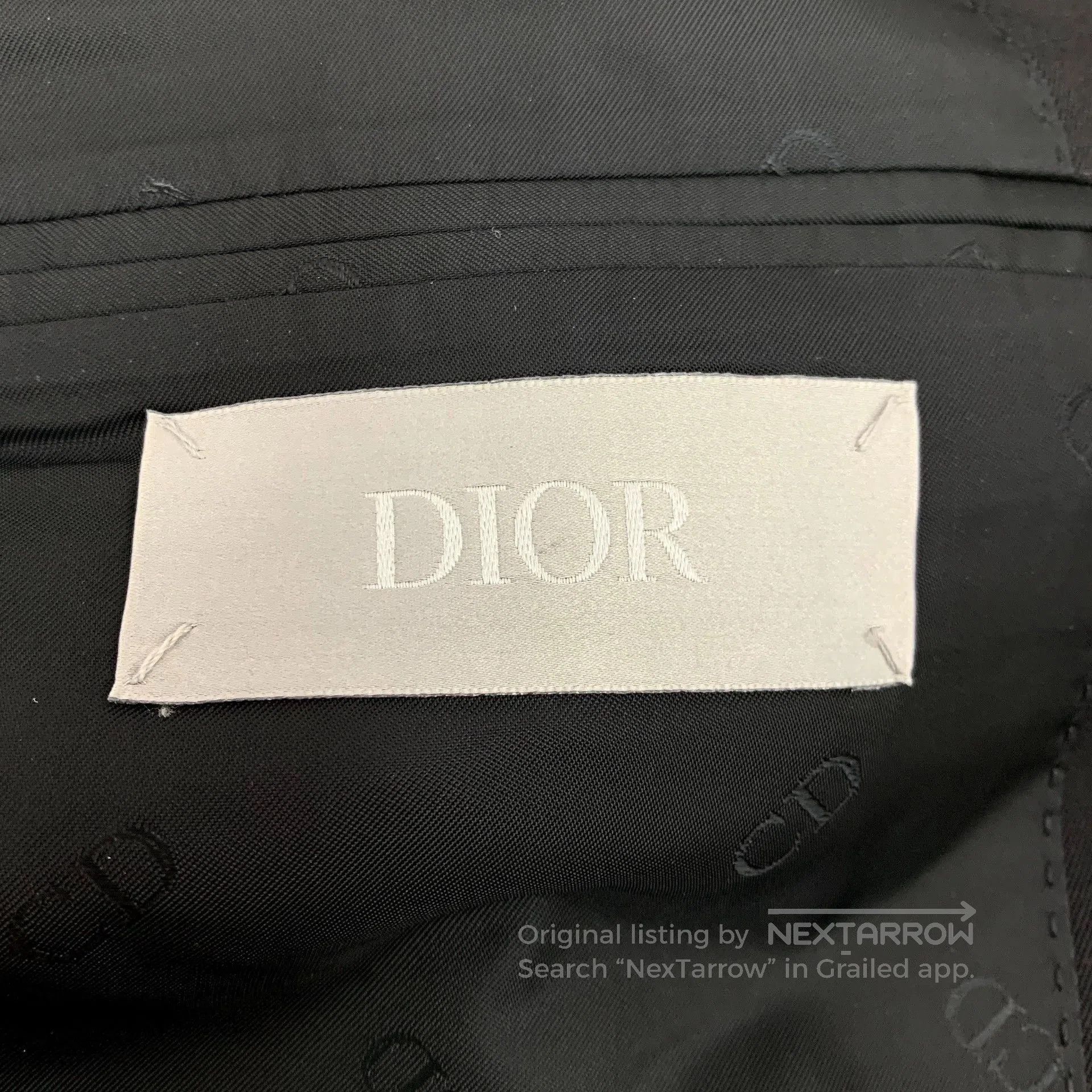 Dior Dior Black Wool Double-Breasted Blazer. Size US M / EU 48-50 / 2 - 5 Thumbnail
