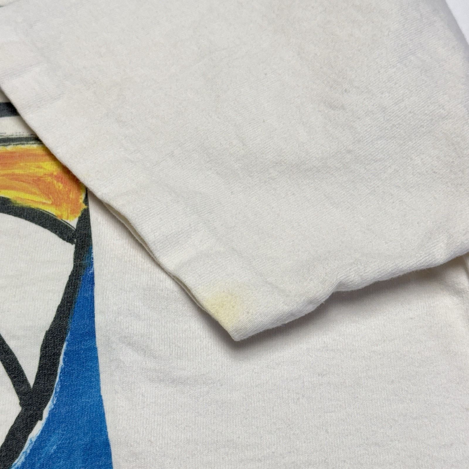 Vintage Vintage Andy Kane Art T Shirt Mens Large White Ozone 90s Y2K Size US L / EU 52-54 / 3 - 11 Thumbnail
