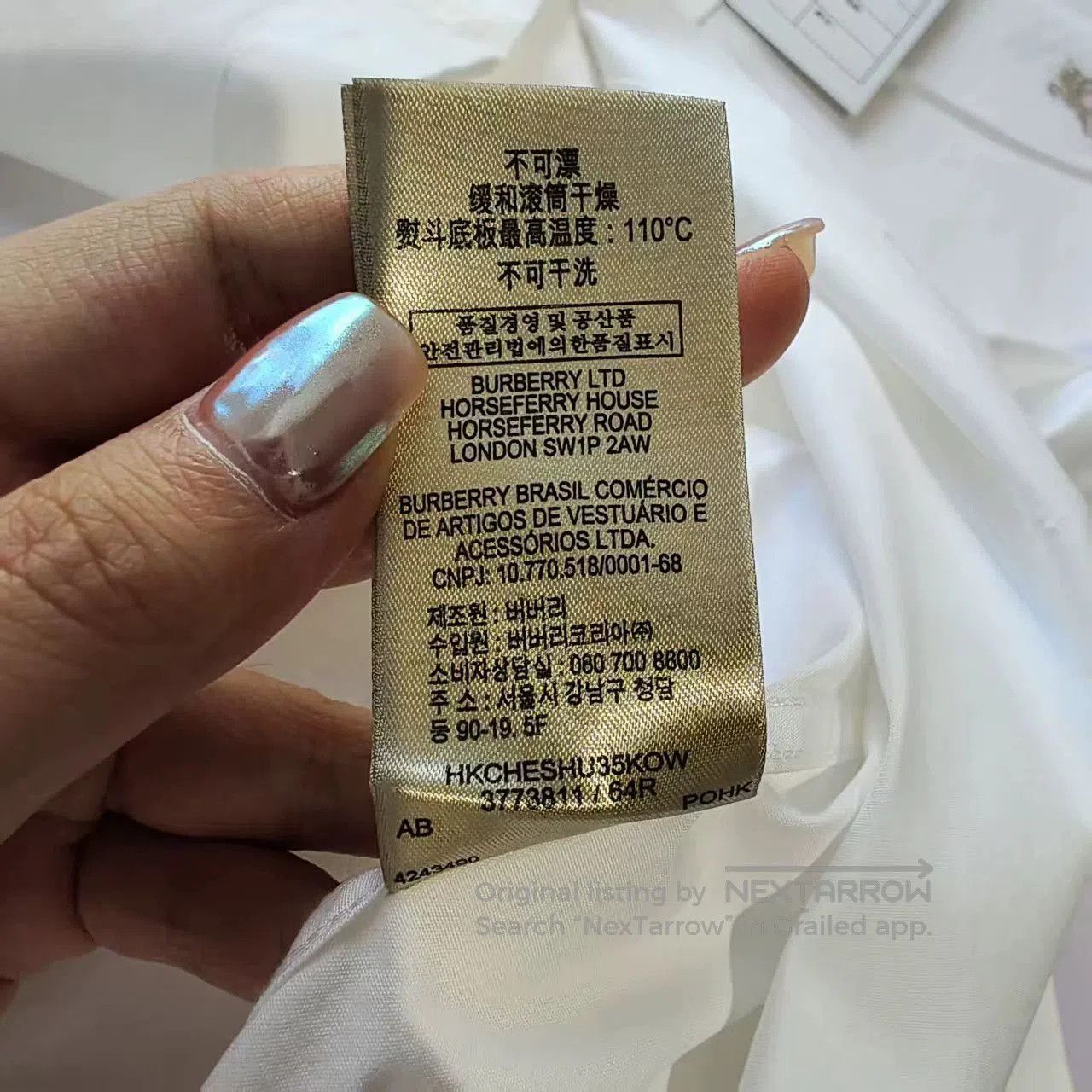 Burberry burberry long sleeve shirt in size small. Size US S / EU 44-46 / 1 - 8 Thumbnail