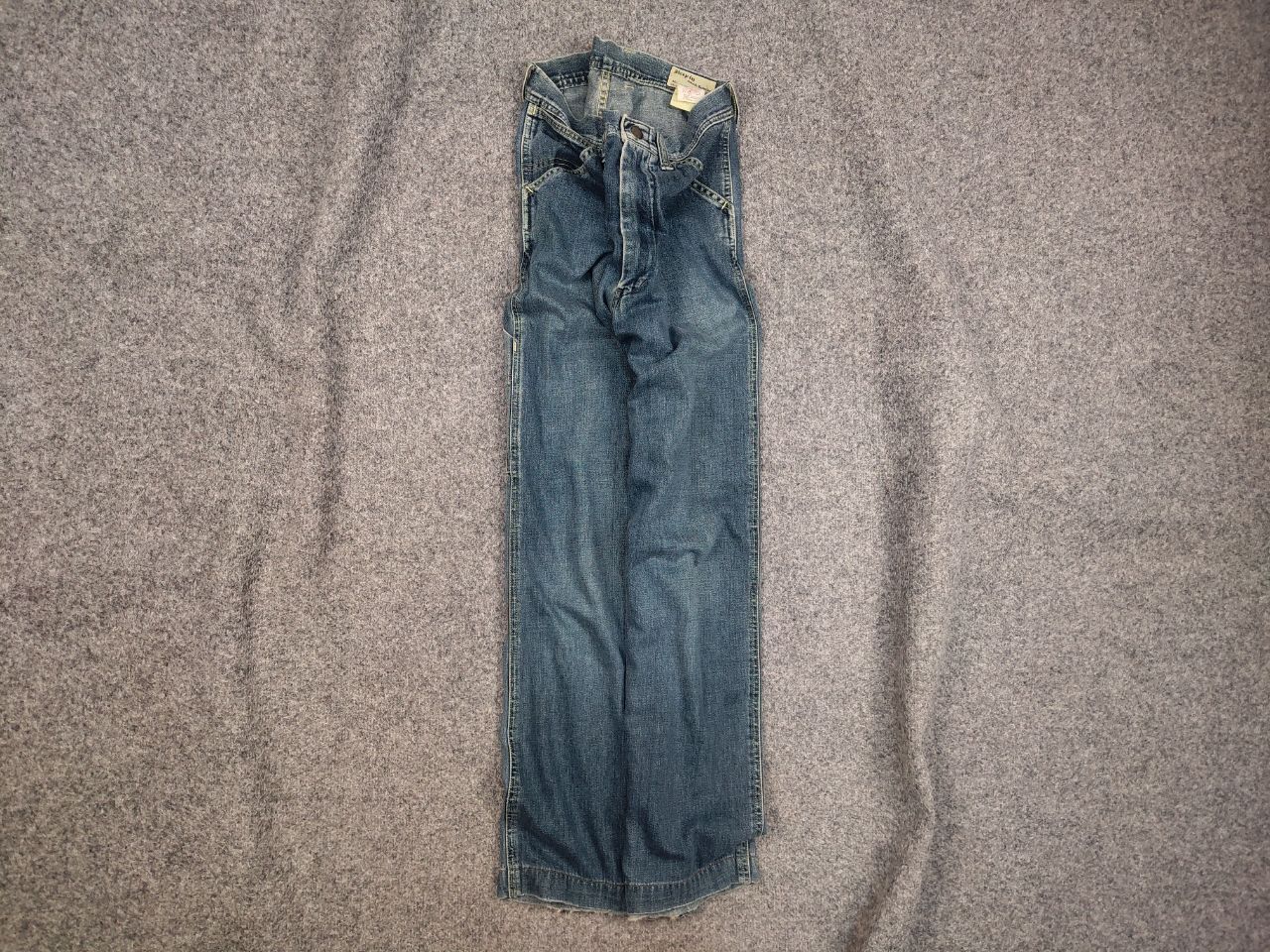 Japanese Brand Vintage Bartack System-u Japanese Denim Faded Jeans Scovill Size US 30 / EU 46 - 1 Thumbnail