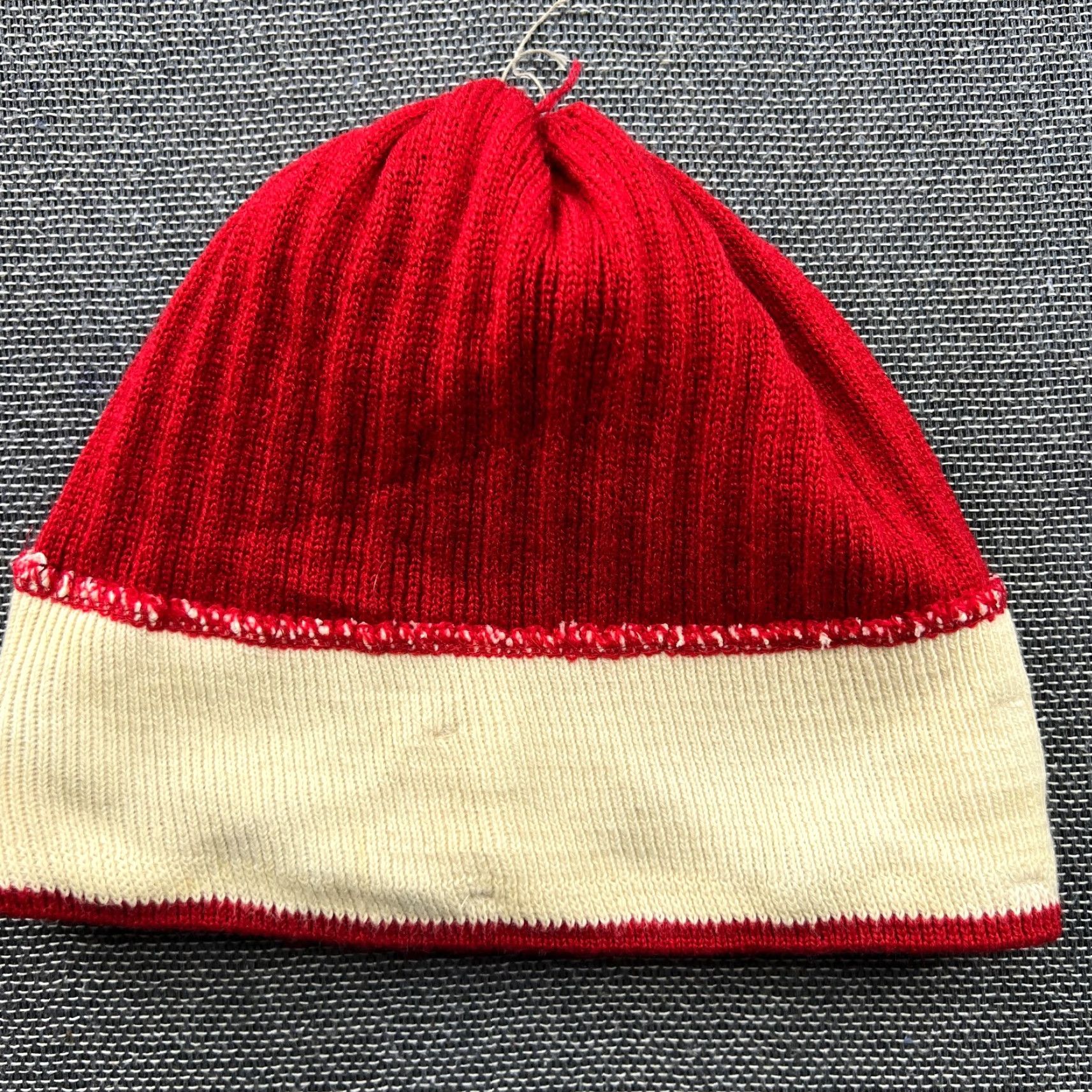 Adidas VINTAGE Adidas Windstopper Beanie Hat One Size Lined Wool Blend Knitted Ski Red Size ONE SIZE - 6 Thumbnail