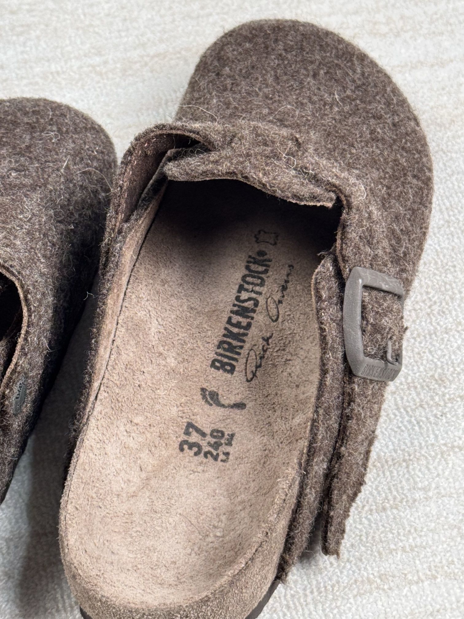 Birkenstock × Rick Owens Boston Size US 5 / EU 37 - 1 Thumbnail