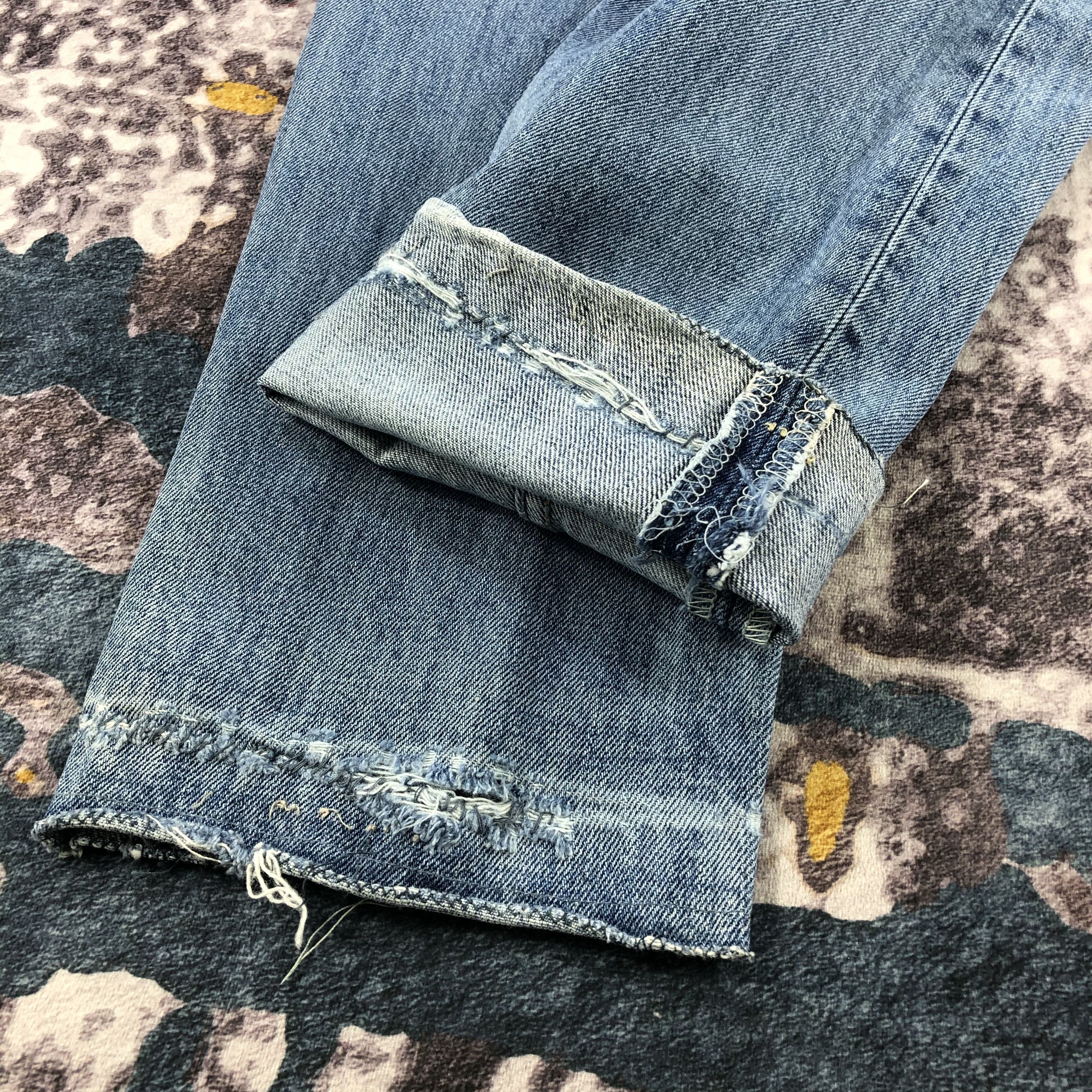 Levi's Vintage 90s Blue Wash Levis 501 Jeans-JM2376 Size US 36 / EU 52 - 6 Thumbnail
