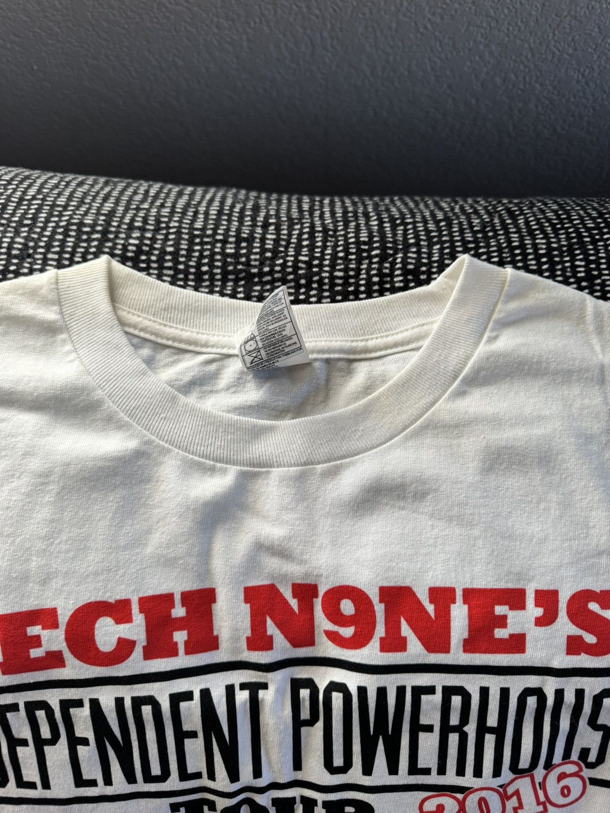 Other Tech N9NE Independent Powerhouse Tour 2016 Signed Shirt Size US XL / EU 56 / 4 - 3 Thumbnail