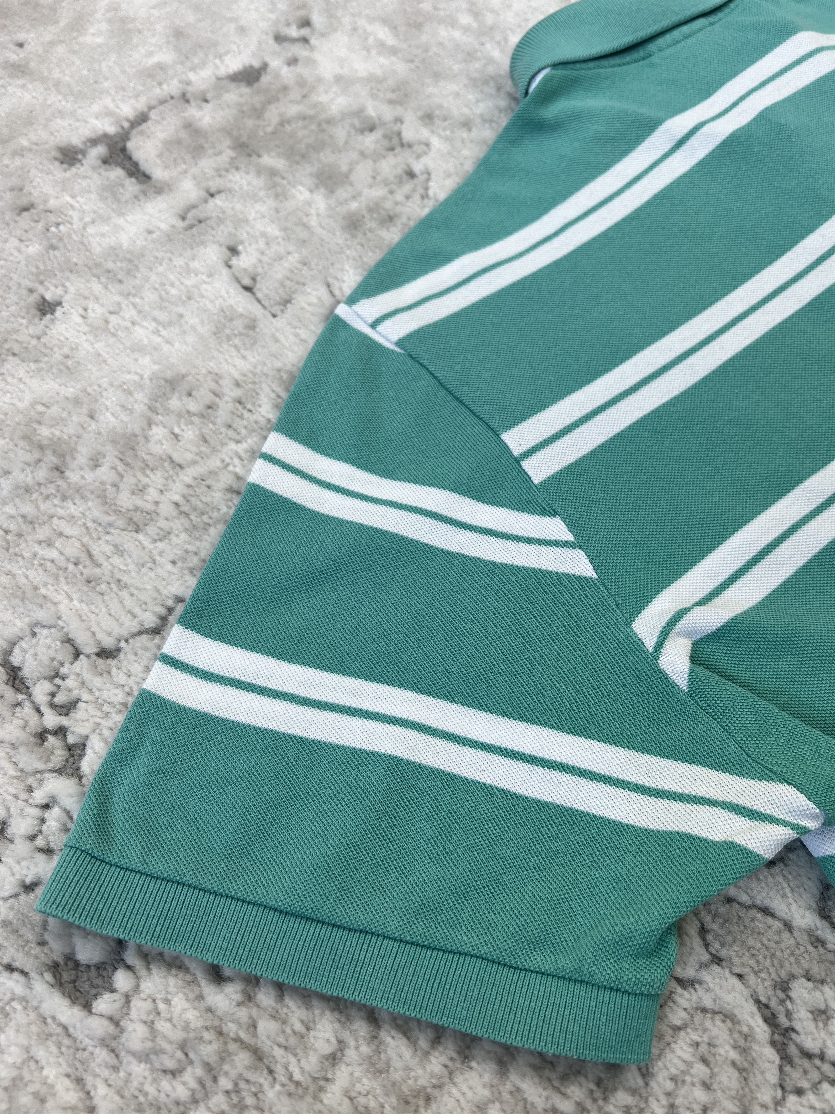 Lacoste × Vintage Vintage Lacoste Striped Polo Shirt Devanlay Size 7 Size US L / EU 52-54 / 3 - 11 Thumbnail