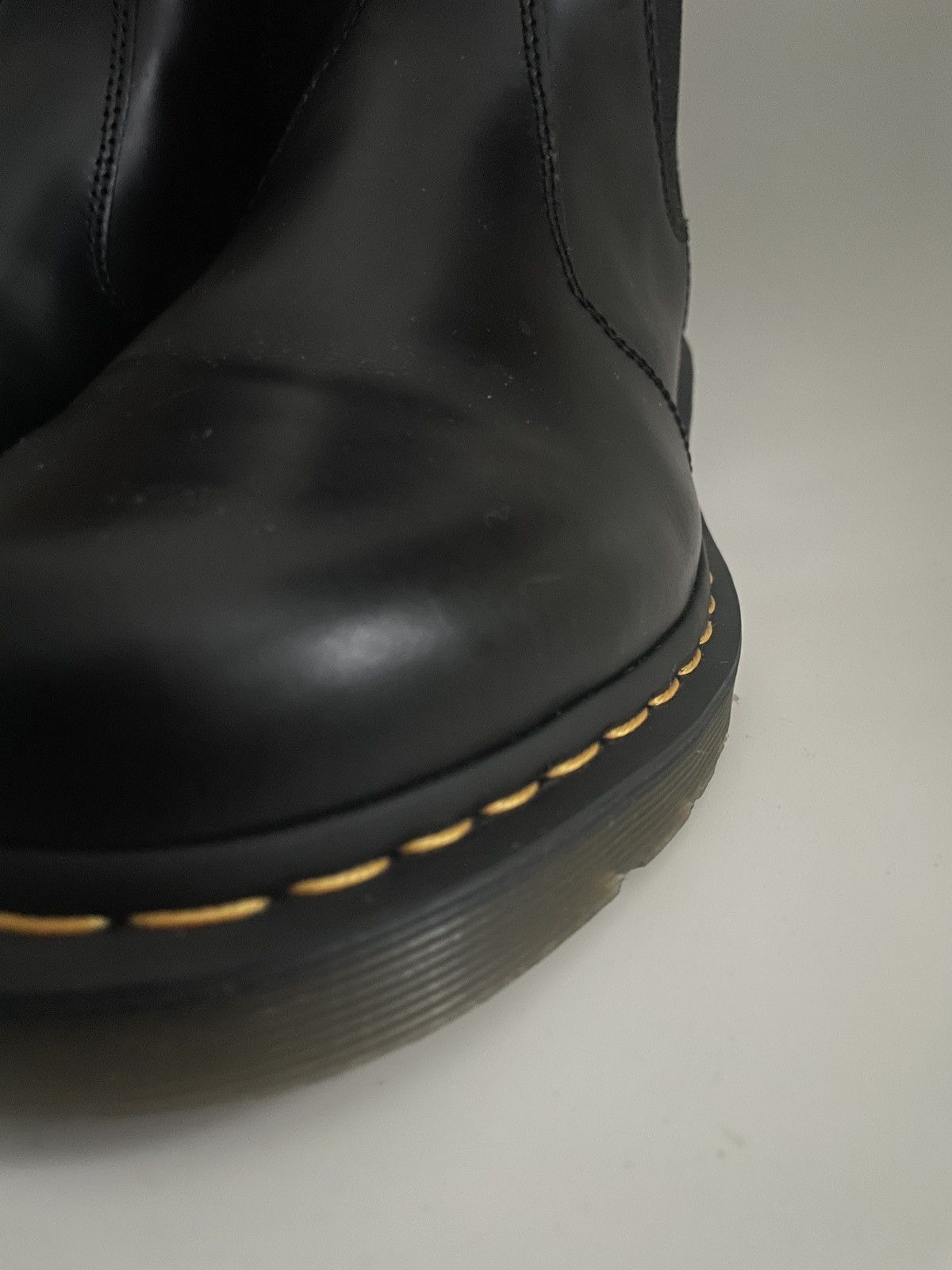 Dr. Martens Dr. Marten Yellow Stitch Leather Boot Size US 10 / EU 43 - 5 Thumbnail