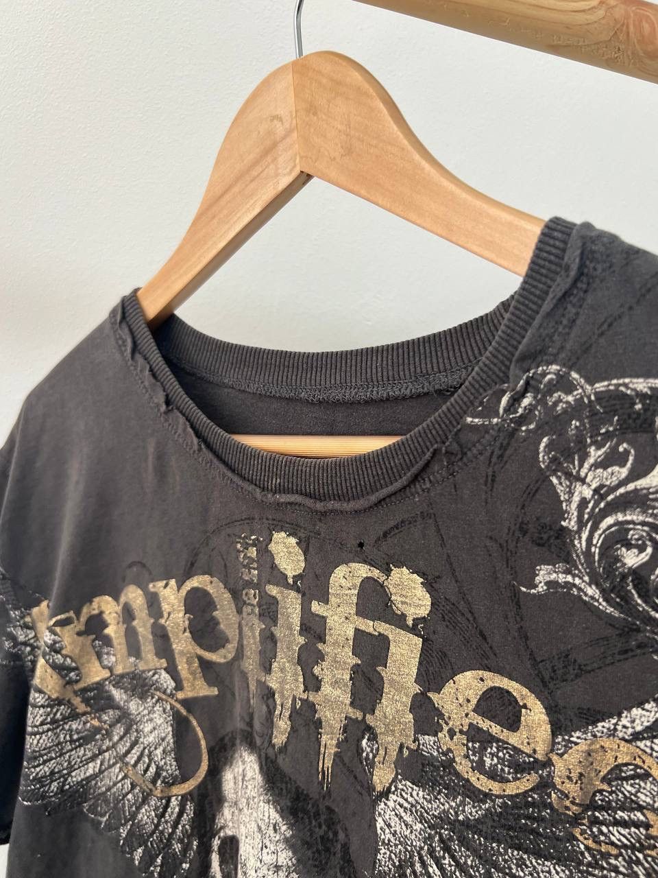 Affliction × Vintage Vintage Y2K Affliction Style Cross Hybrid Logo Tee Size US L / EU 52-54 / 3 - 3 Thumbnail