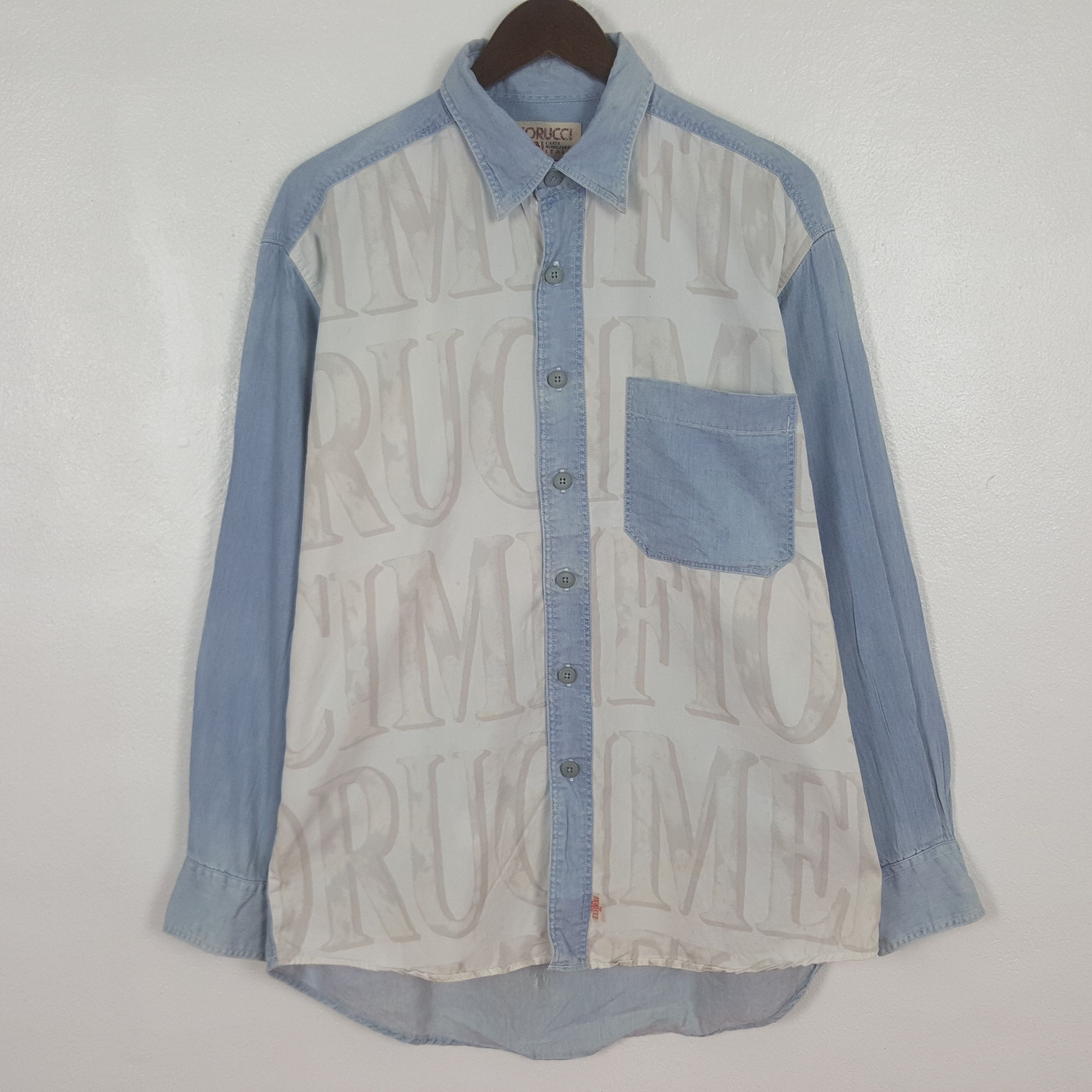 Fiorucci Vintage Florucci Men Button Up Shirt Size US M / EU 48-50 / 2 - 1 Thumbnail
