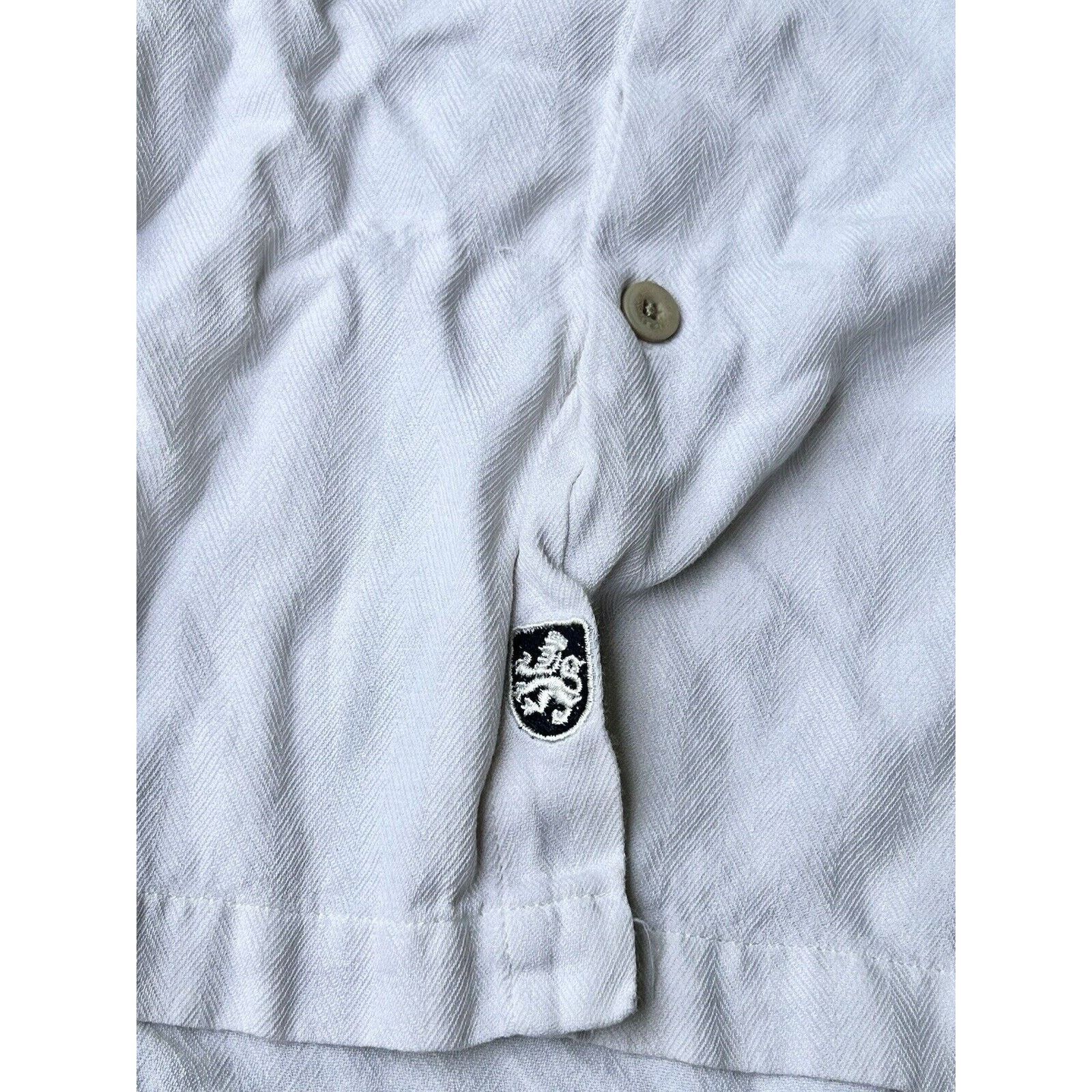 Nat Nast nat nast shirt mens xl Short Sleeve Ivory, 70 Silk/30 Cotton Size US XL / EU 56 / 4 - 6 Thumbnail