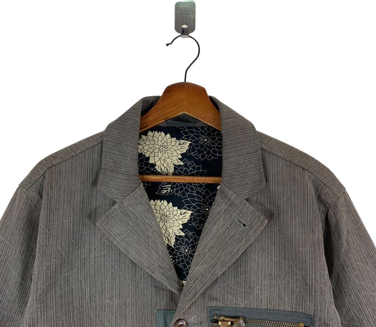 Japanese Brand × Other × Vintage VINTAGE JAPANESE BRAND MOTIF FLOWERS CHORE JACKET DENIM Size US M / EU 48-50 / 2 - 6 Thumbnail