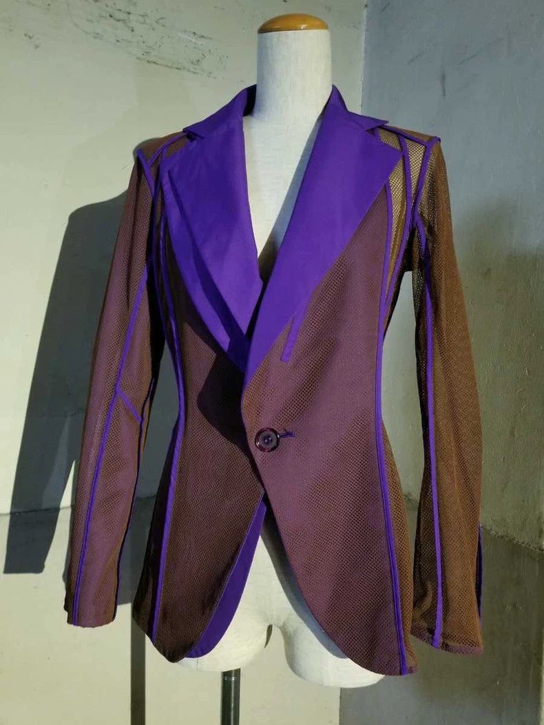 Comme des Garcons Comme Des Garcons Purple Retro Design Jacket Size M / US 6-8 / IT 42-44 - 2 Thumbnail