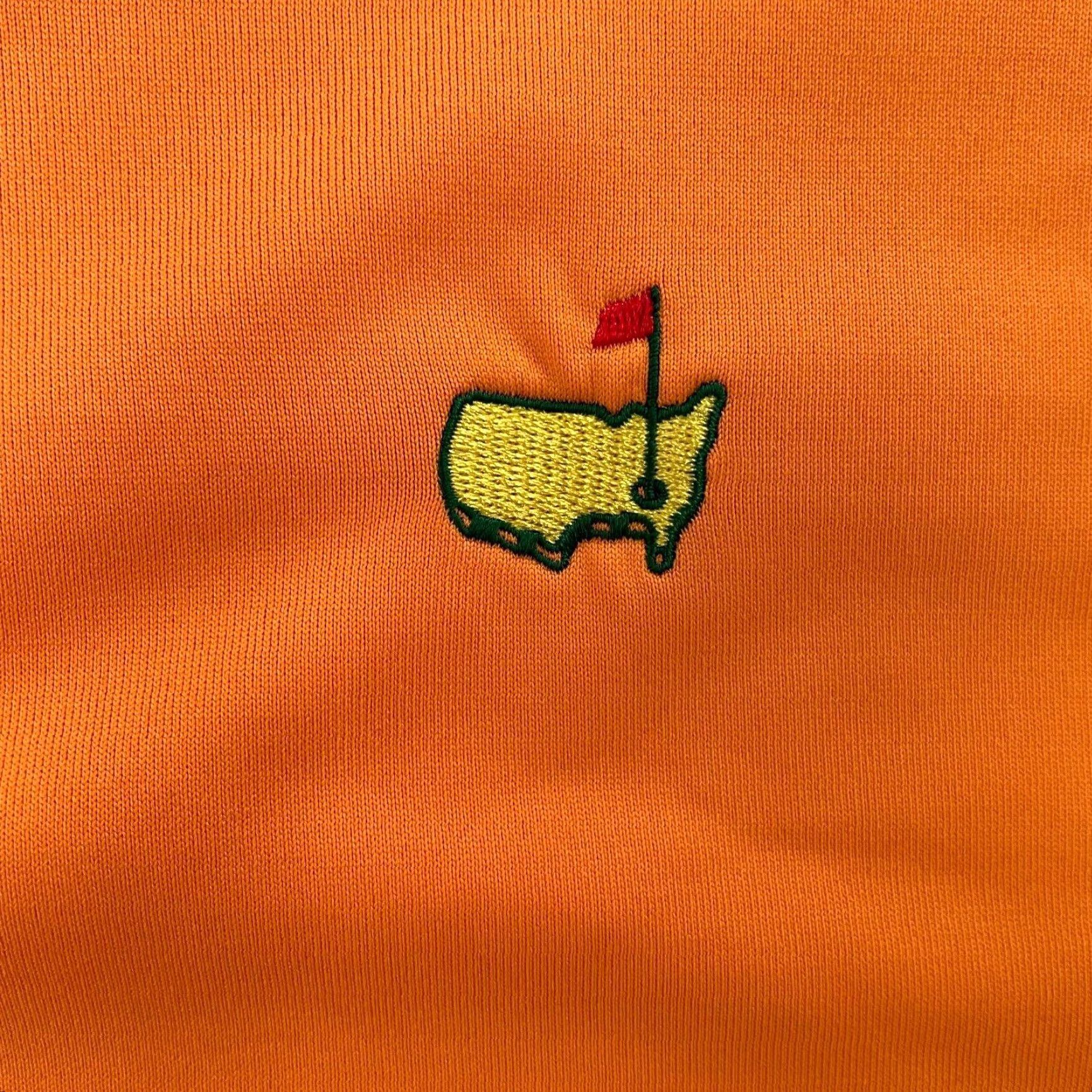 Vintage Masters Shirt Adult Large Orange Polo Tech Performance Golf Logo Mens L Shirt Masters Polo Tech Performance Golf Logo Mens Large Orange L Size US L / EU 52-54 / 3 - 4 Thumbnail