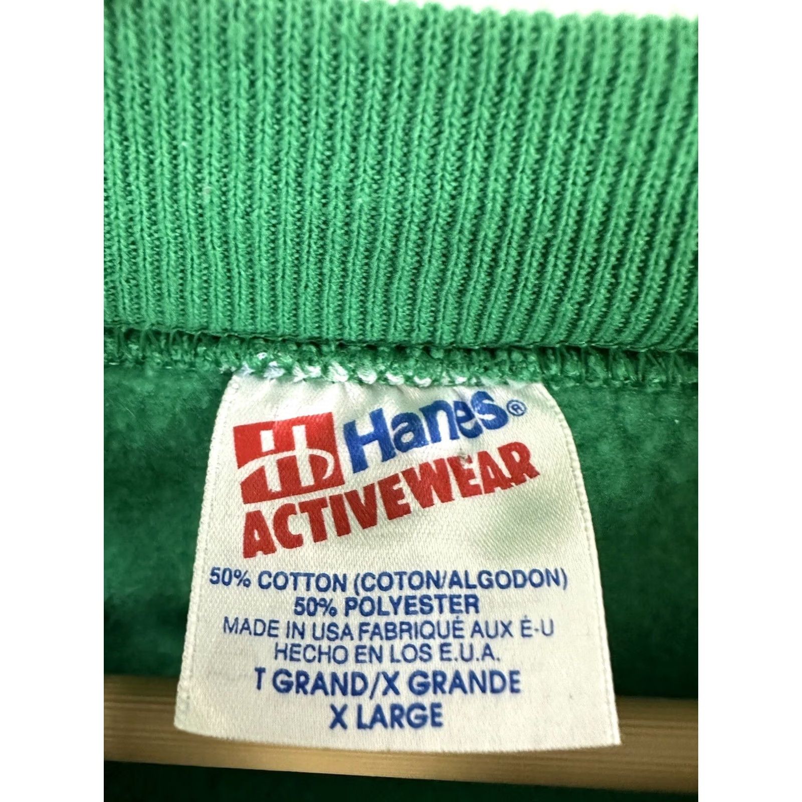Hanes VINTAGE BMW Emblem Embroidered Raglan Bold Green Crewneck Sweatshirt XL Men Green Crewneck Sweatshirt Mens XL Size US XL / EU 56 / 4 - 3 Thumbnail