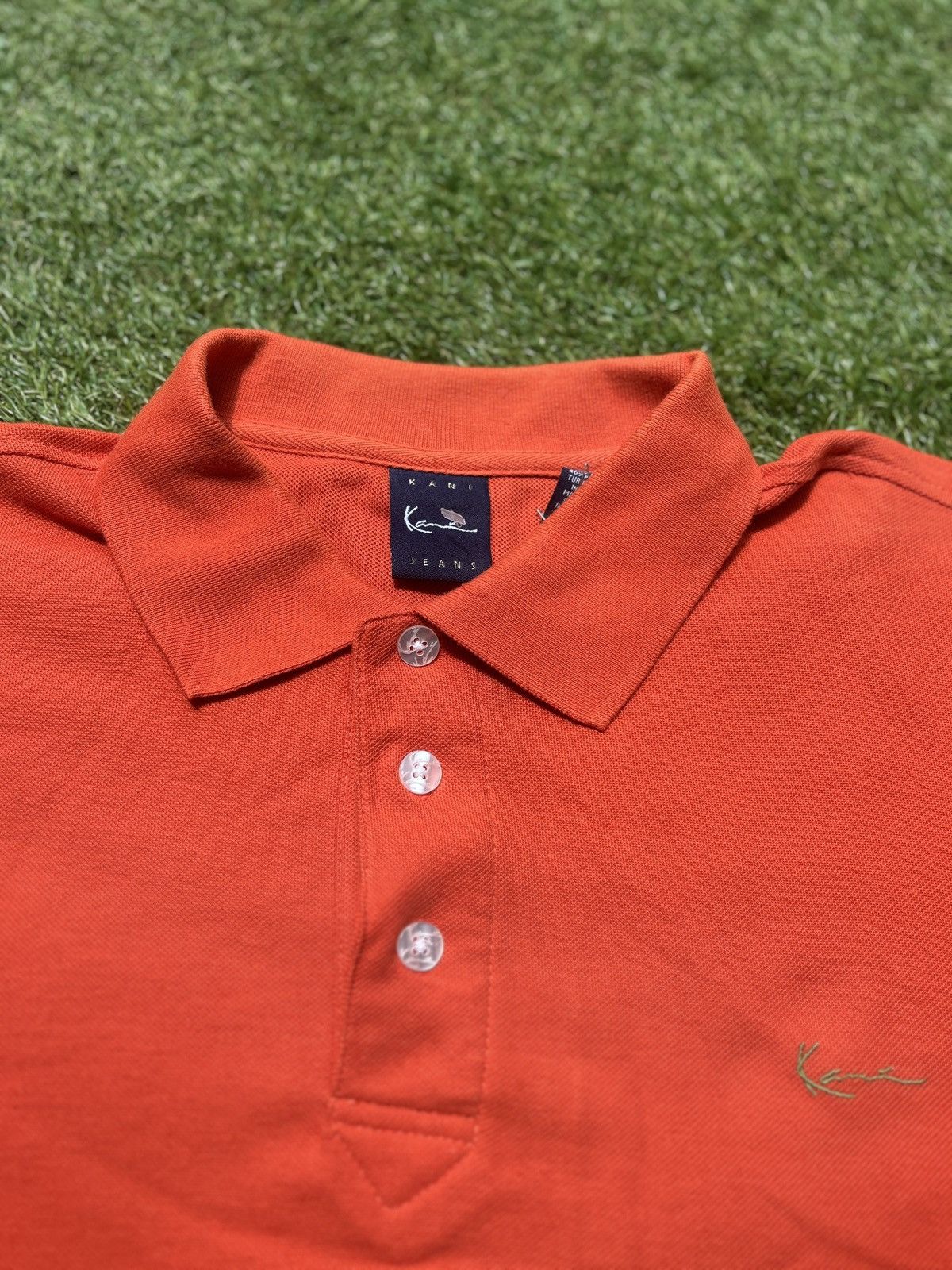 Karl Kani Vintage Karl Kani Jeans Long Sleeve Polo Shirt Size US XL / EU 56 / 4 - 1 Thumbnail