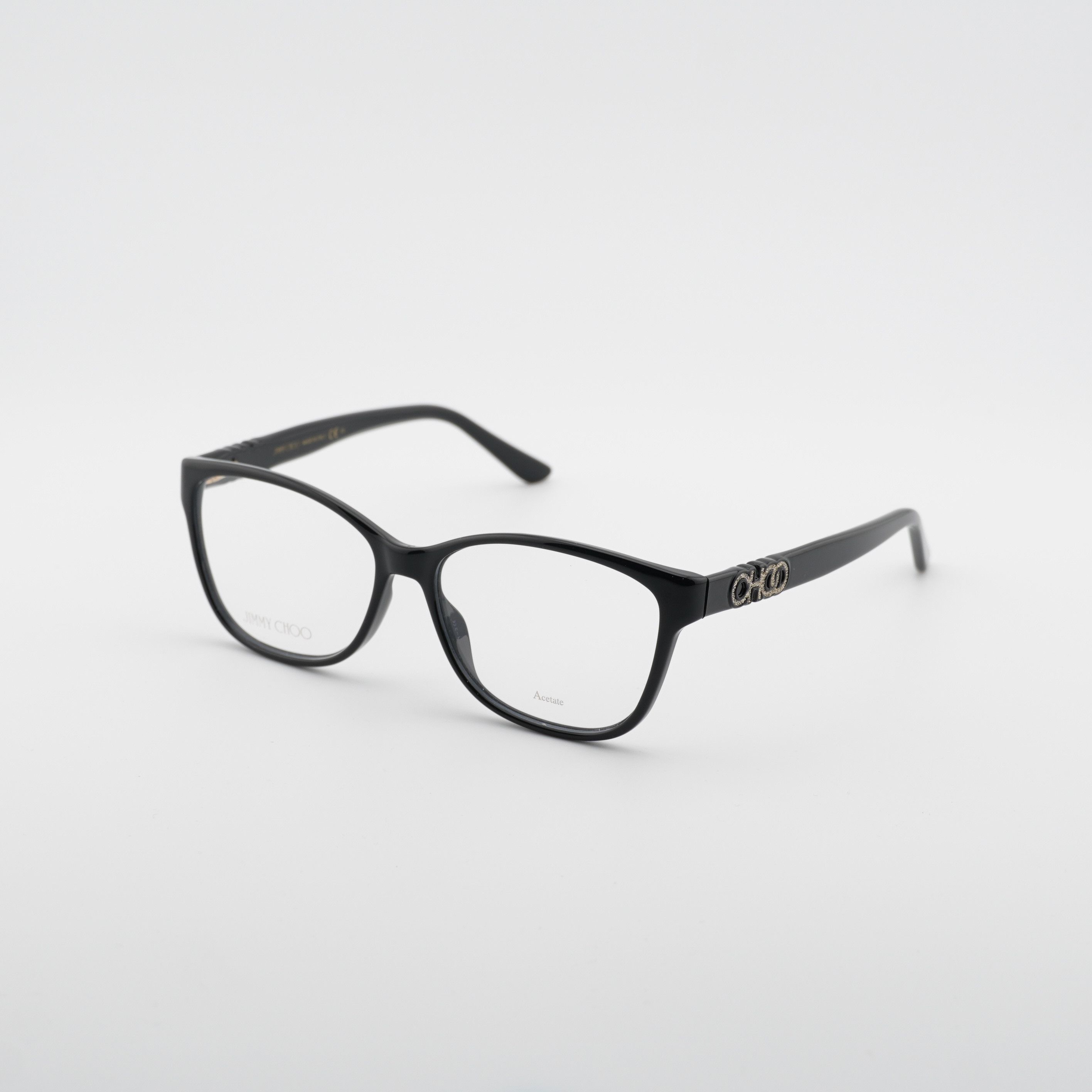 NEW JIMMY CHOO EYEGLASSES BLACK WOMEN EYEWEAR JIMMY CHOO JC240 0807 00 Amazon.com: Jimmy Choo JC276 Black 52/19/145 women Eyewear  main image 2