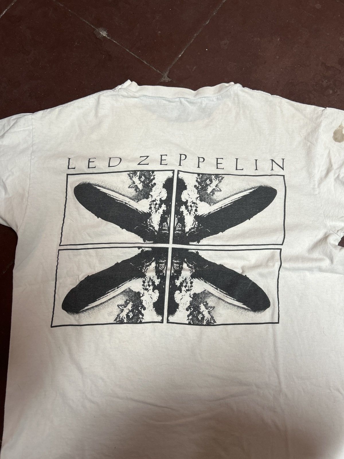 Band Tees × Led Zeppelin × Vintage 1993 led zepellin portrait tee Size US L / EU 52-54 / 3 - 2 Thumbnail