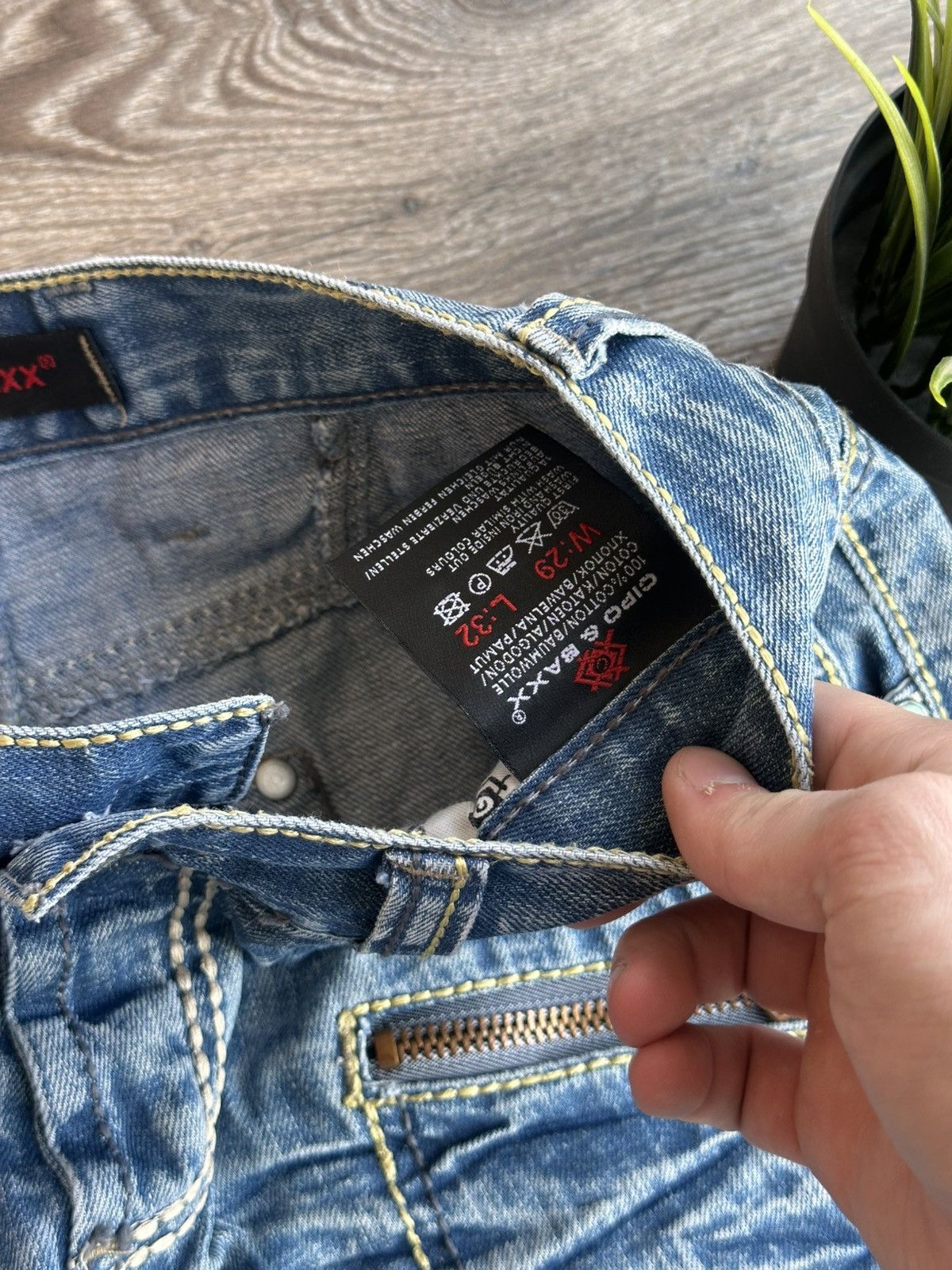Le Grande Bleu (L.G.B.) 🔥 Cipo Baxx Crazy Y2K Jeans Denim LGB If Six Was Nine Japan Size US 29 - 5 Thumbnail