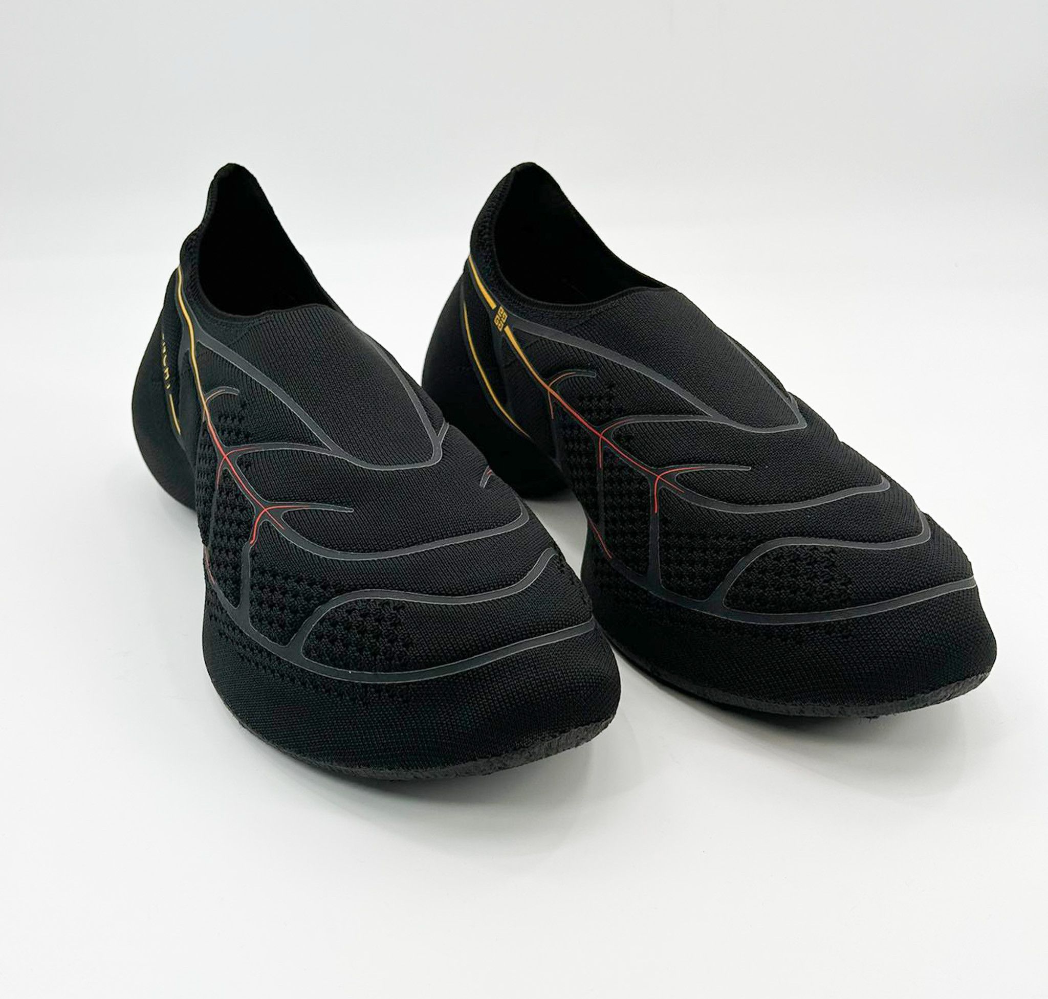 Givenchy Givenchy Black/Yellow TK-360 Plus Sneakers Size US 15 / EU 48 - 1 Thumbnail