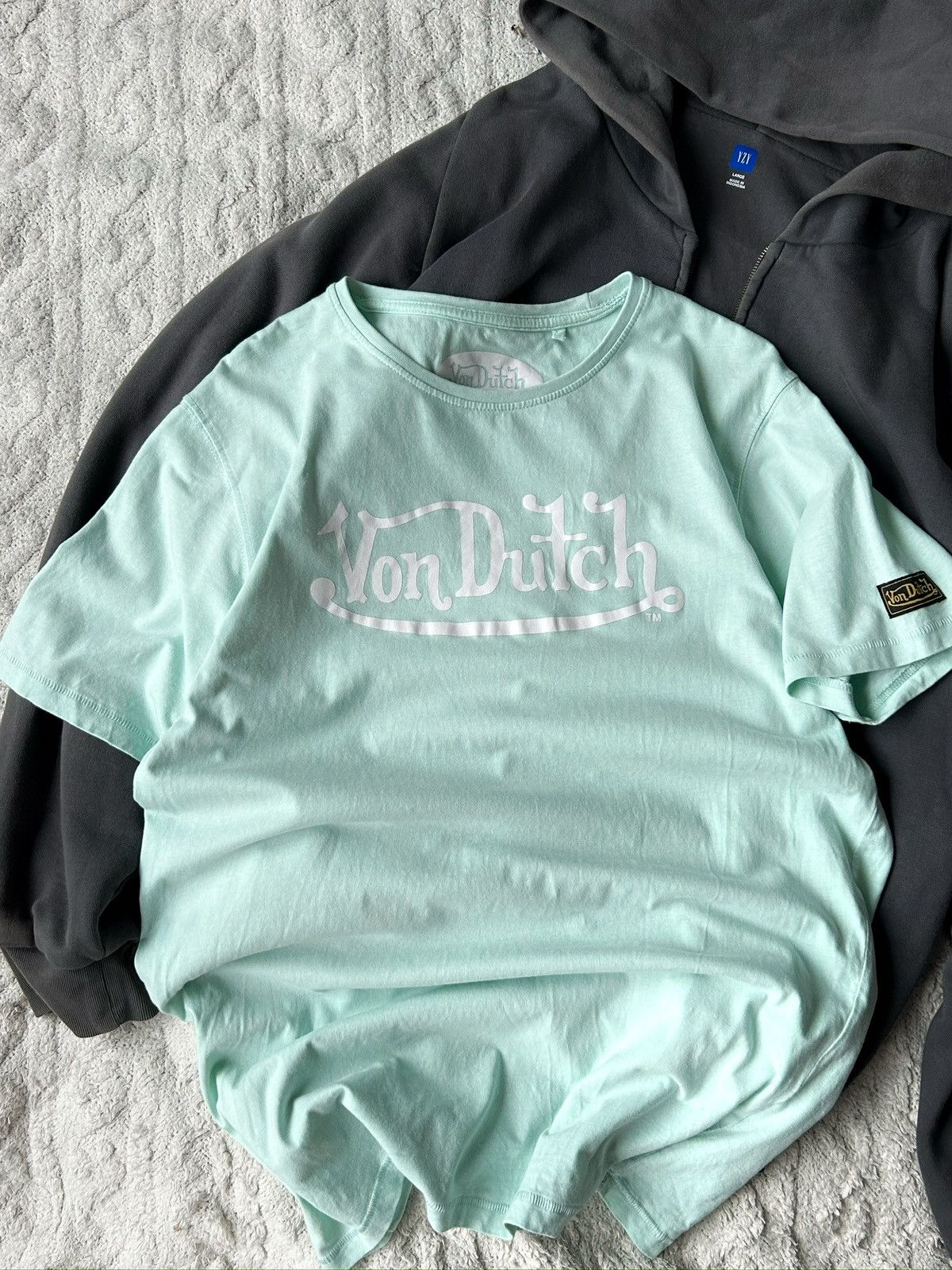 Von Dutch Vintage tee shirt von dutch big logo green woman’s Xlarge Size XL / US 12-14 / IT 48-50 - 10 Thumbnail